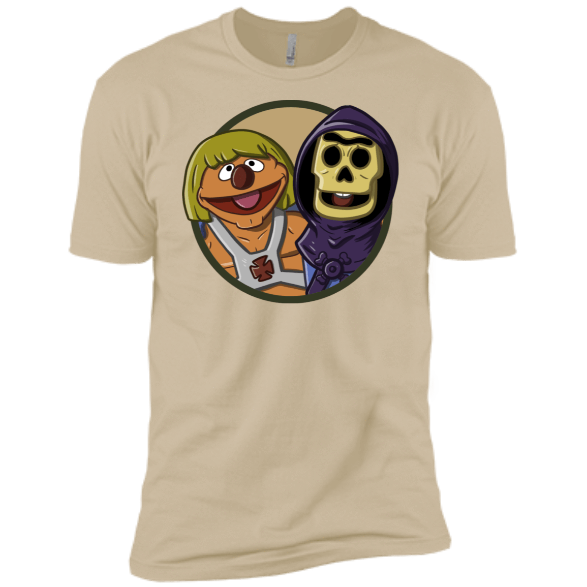 T-Shirts Sand / X-Small Bert and Ernie Men's Premium T-Shirt