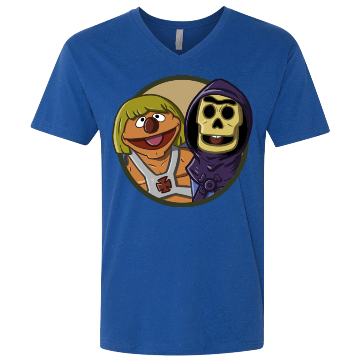 T-Shirts Royal / X-Small Bert and Ernie Men's Premium V-Neck