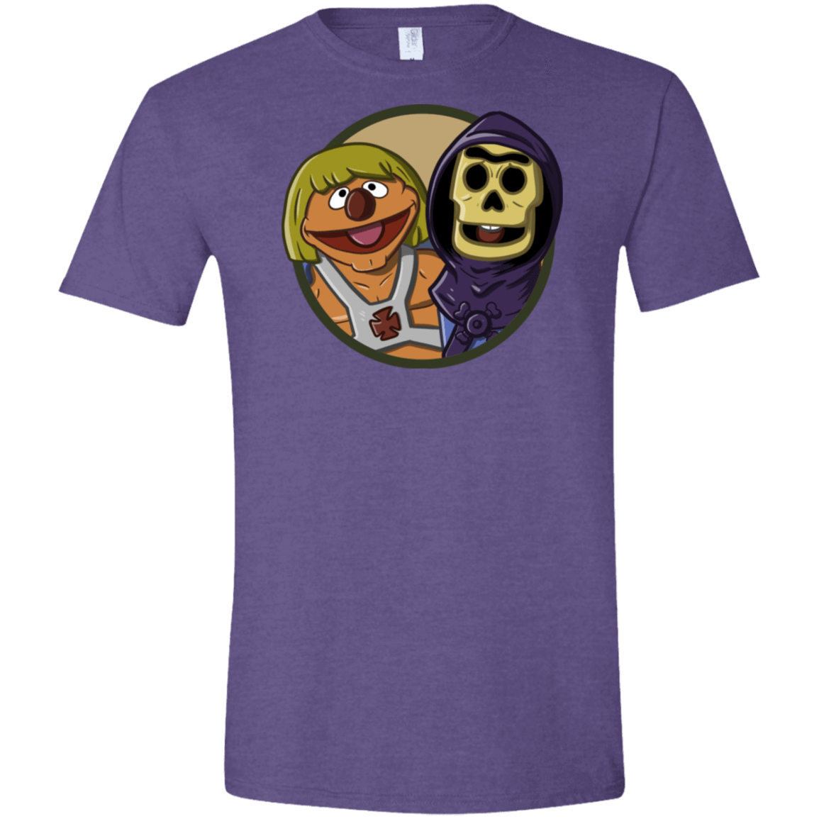 T-Shirts Heather Purple / S Bert and Ernie Men's Semi-Fitted Softstyle