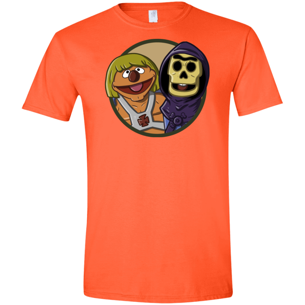 T-Shirts Orange / S Bert and Ernie Men's Semi-Fitted Softstyle