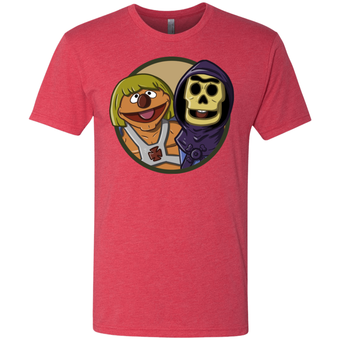 T-Shirts Vintage Red / S Bert and Ernie Men's Triblend T-Shirt