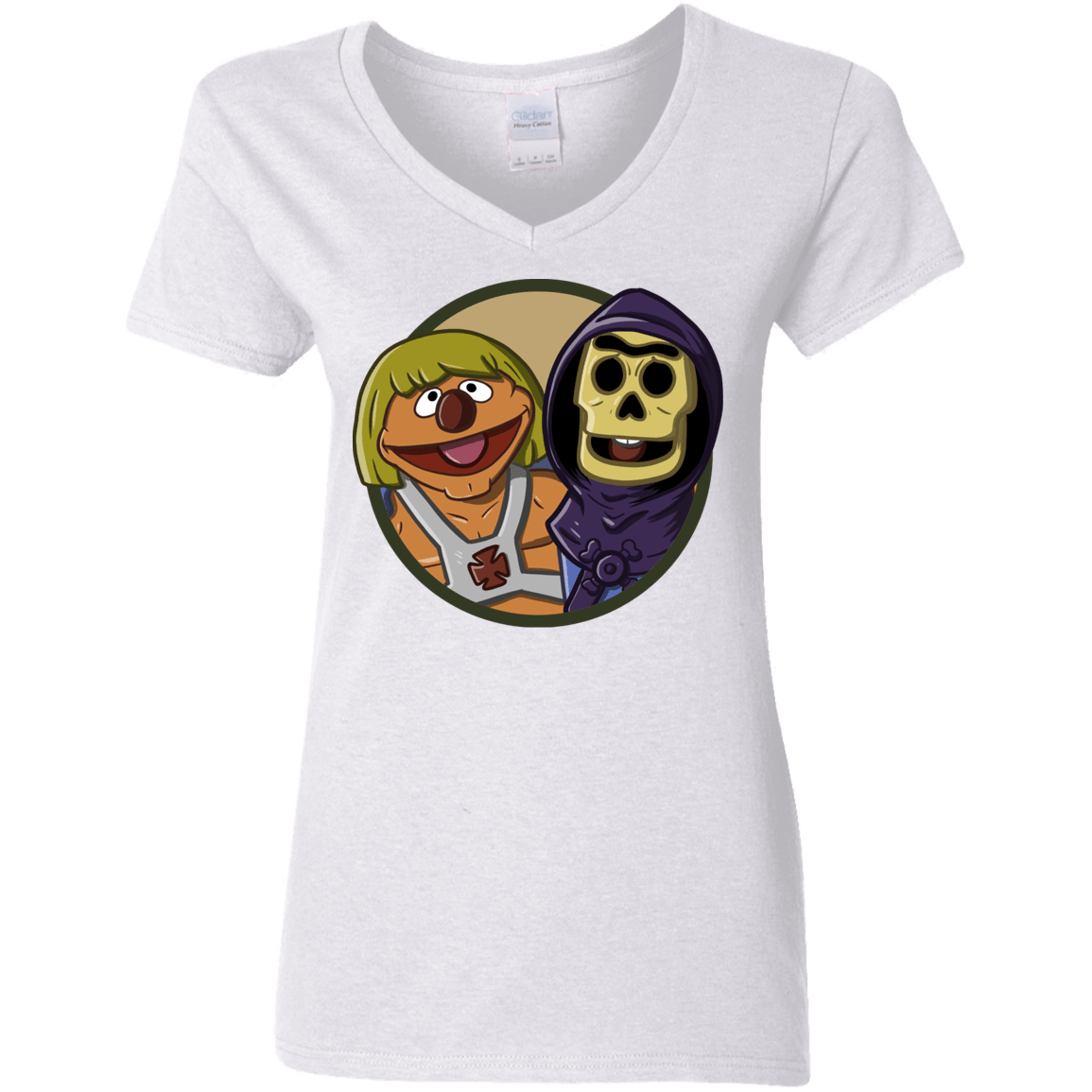 T-Shirts White / S Bert and Ernie Women's V-Neck T-Shirt