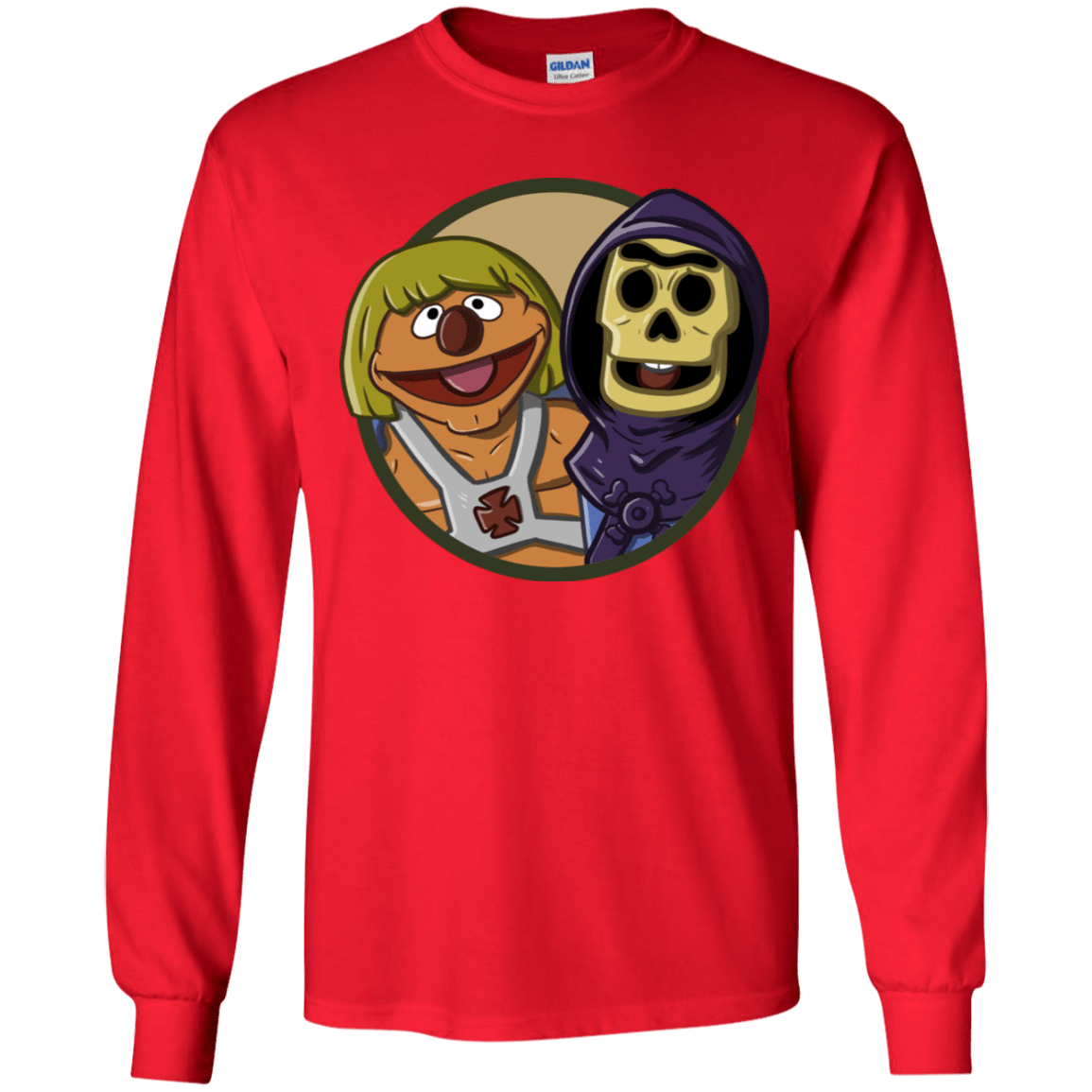 T-Shirts Red / YS Bert and Ernie Youth Long Sleeve T-Shirt
