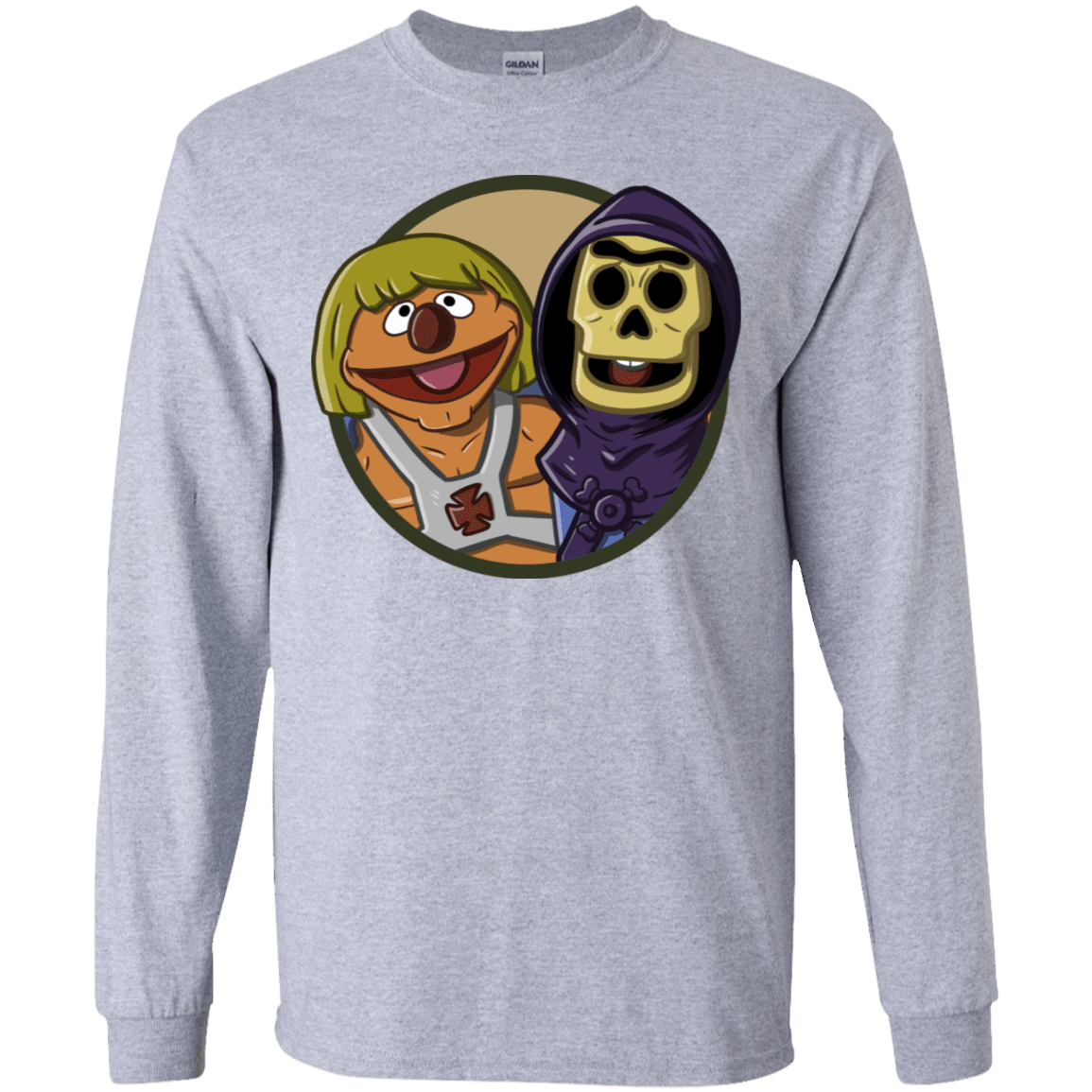 T-Shirts Sport Grey / YS Bert and Ernie Youth Long Sleeve T-Shirt