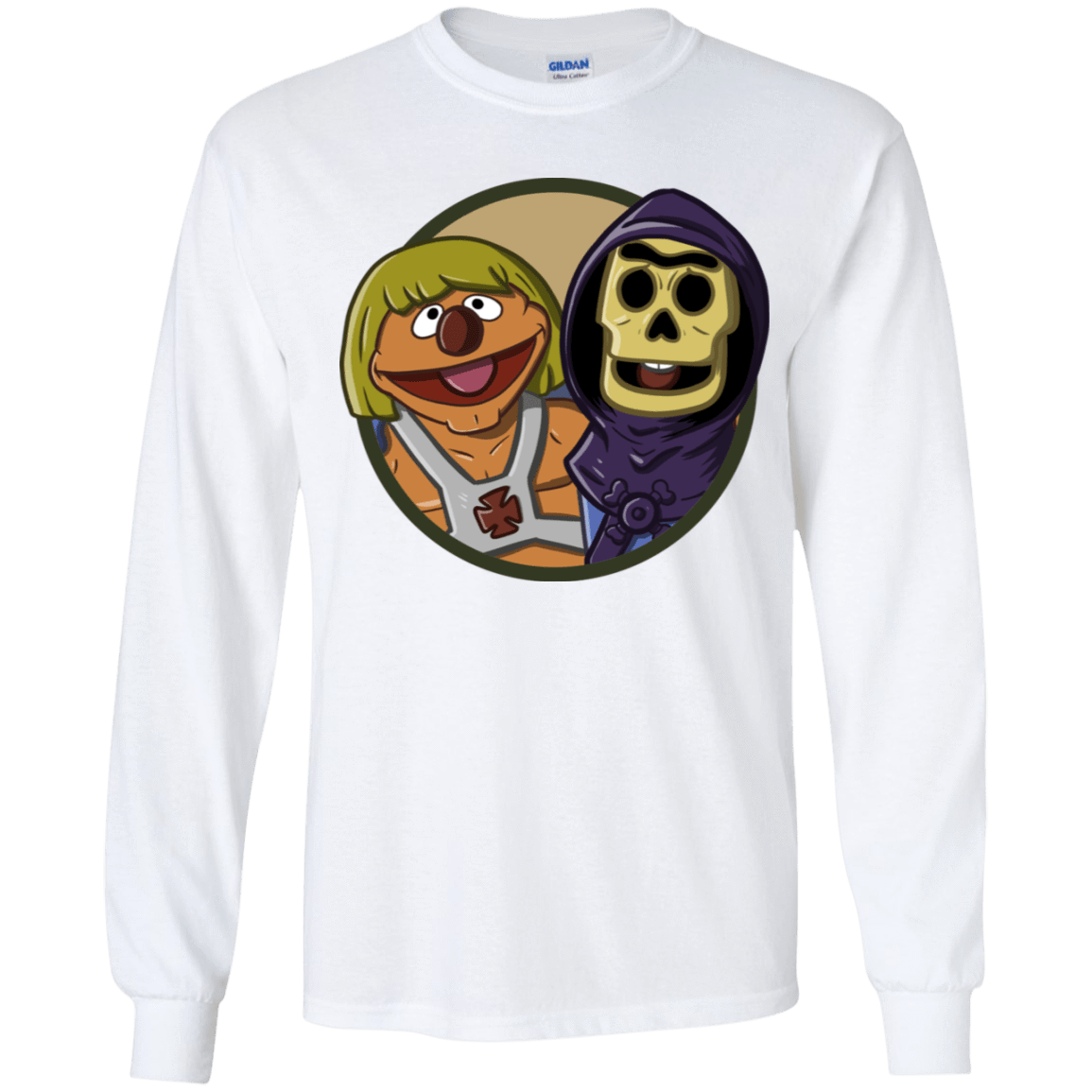 T-Shirts White / YS Bert and Ernie Youth Long Sleeve T-Shirt