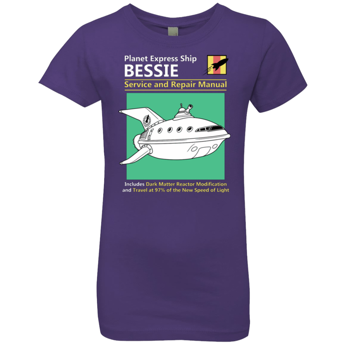 T-Shirts Purple Rush / YXS Bessie Service and Repair Manual Girls Premium T-Shirt