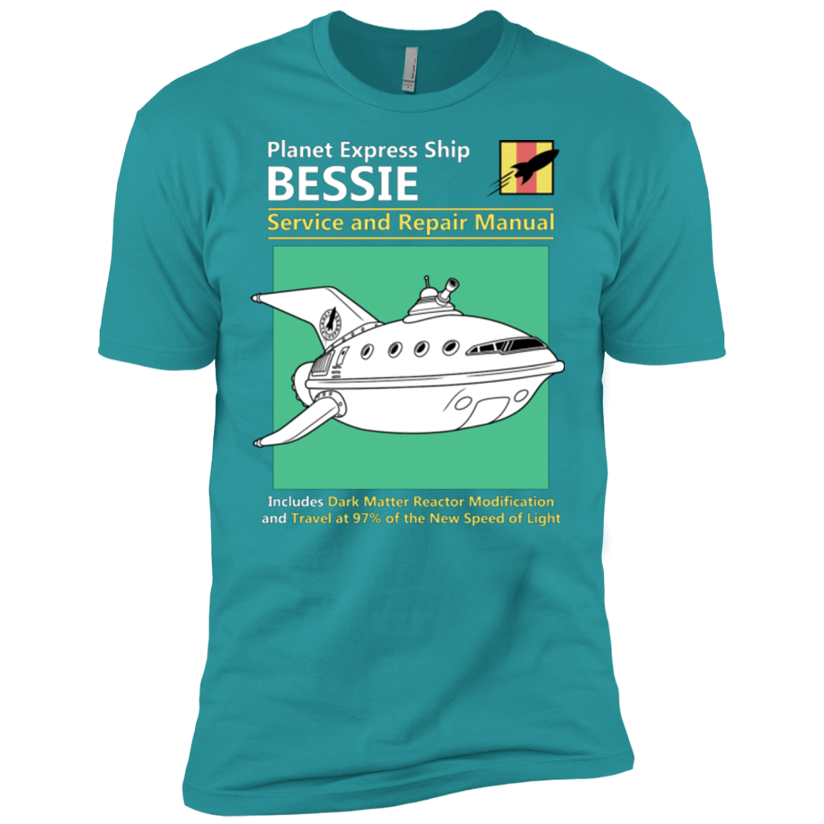 T-Shirts Tahiti Blue / X-Small Bessie Service and Repair Manual Men's Premium T-Shirt