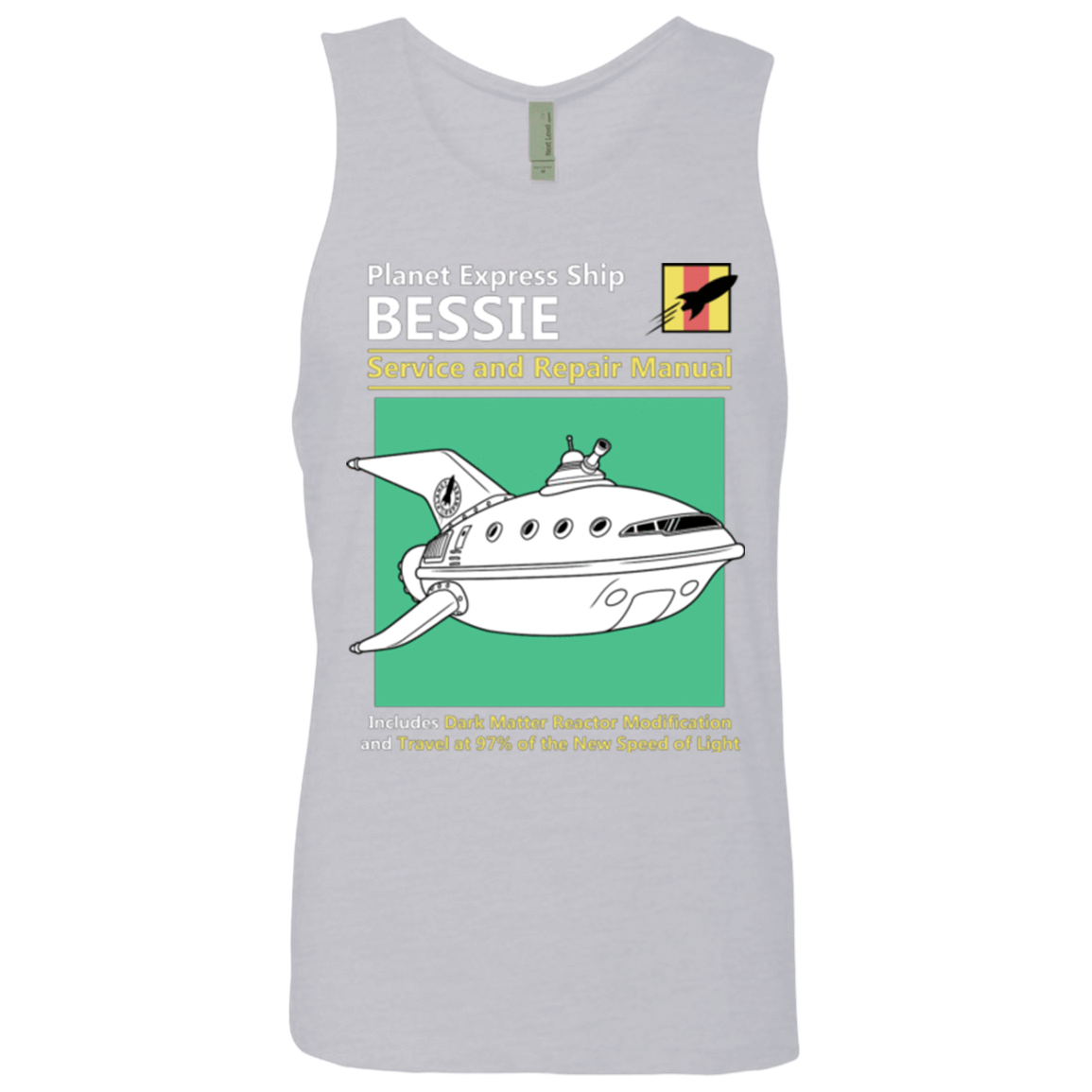 T-Shirts Heather Grey / Small Bessie Service and Repair Manual Men's Premium Tank Top