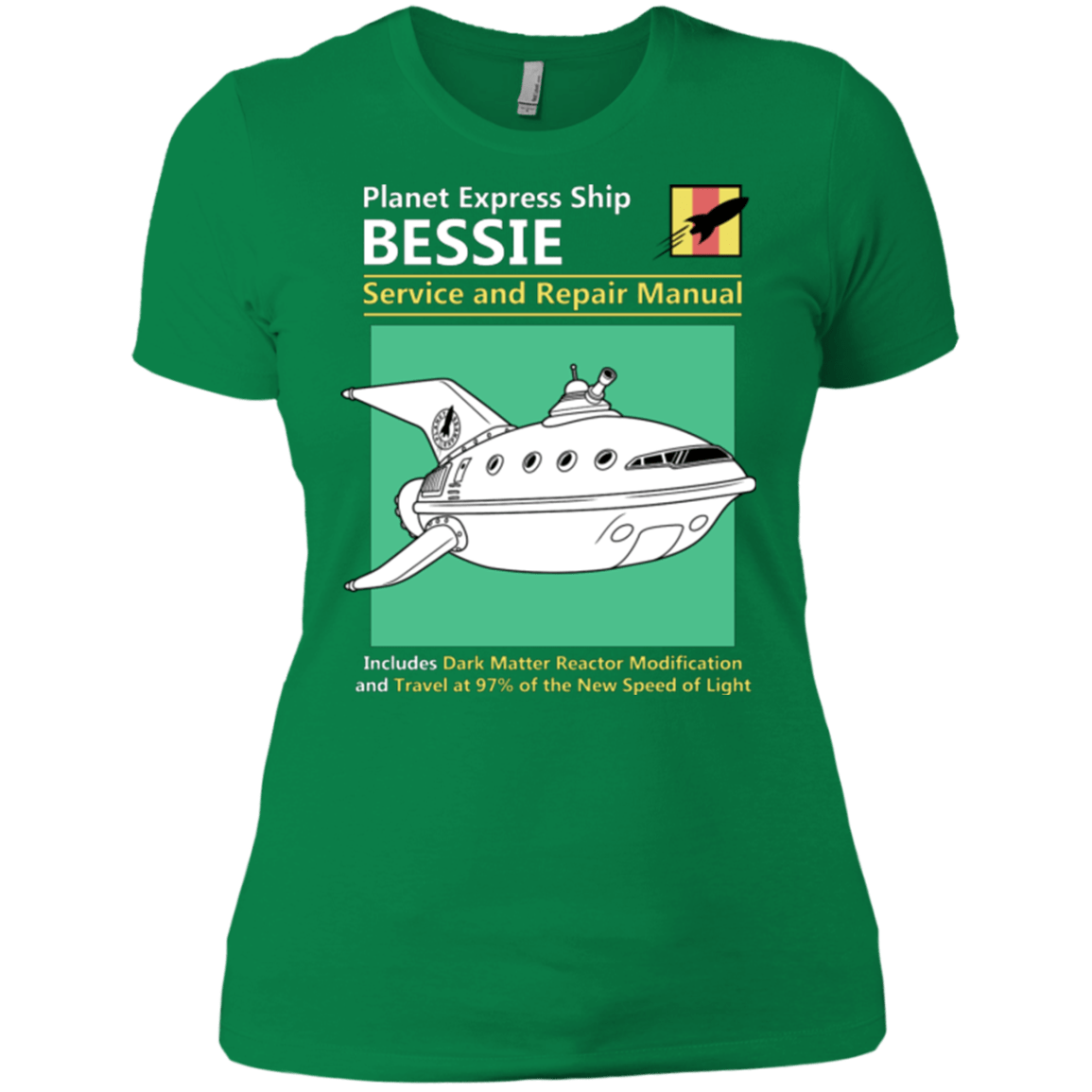 T-Shirts Kelly Green / X-Small Bessie Service and Repair Manual Women's Premium T-Shirt