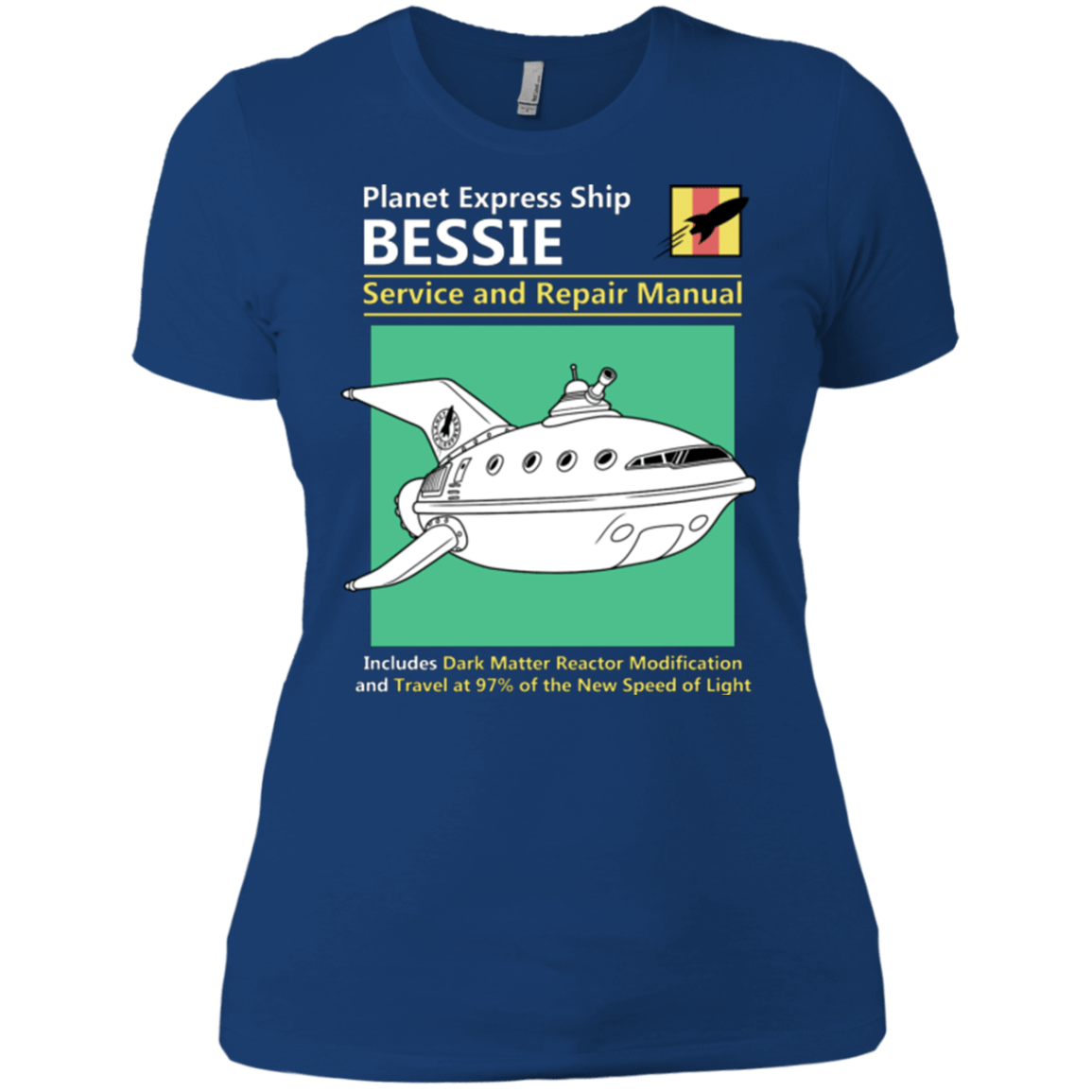 T-Shirts Royal / X-Small Bessie Service and Repair Manual Women's Premium T-Shirt