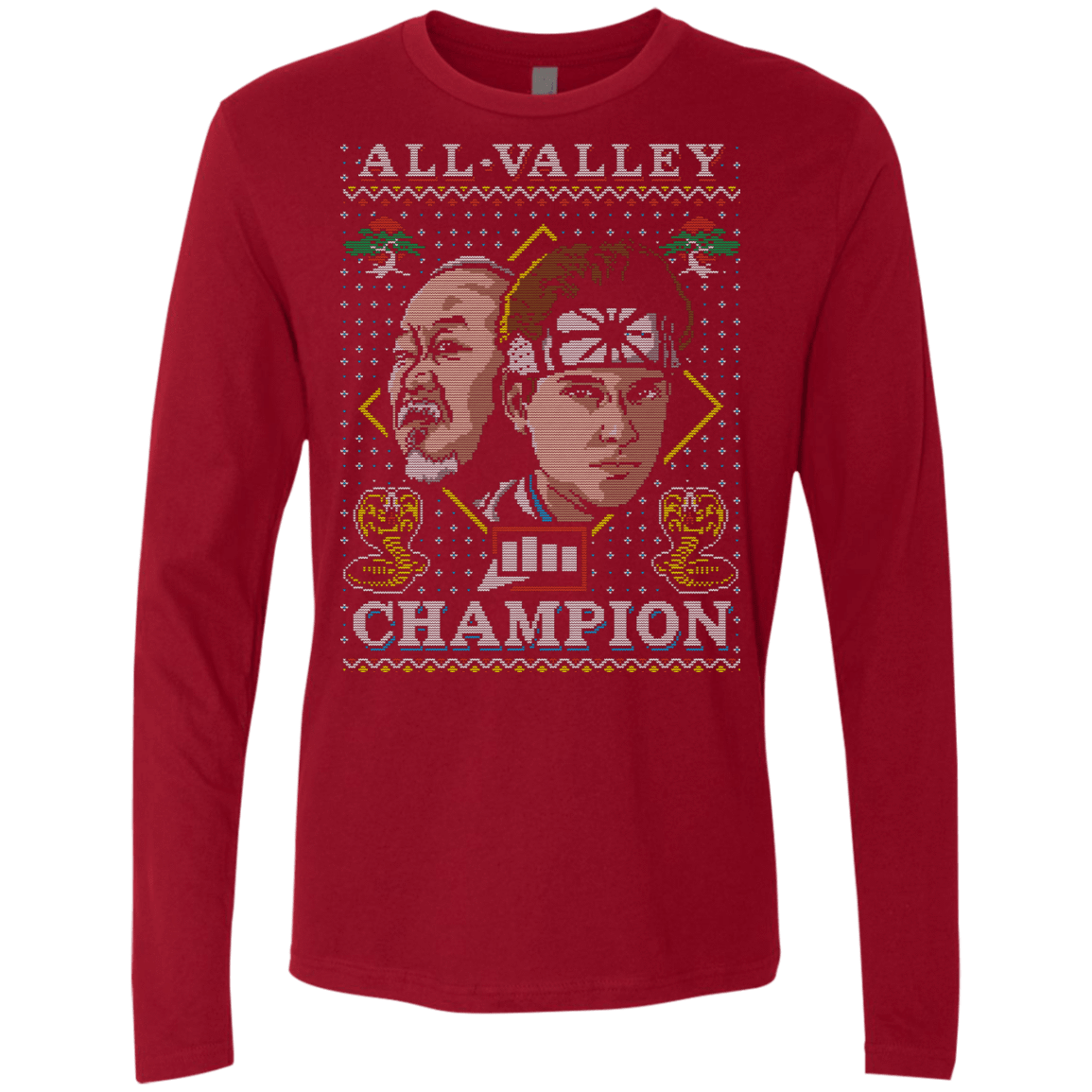 T-Shirts Cardinal / Small Best Around Men's Premium Long Sleeve