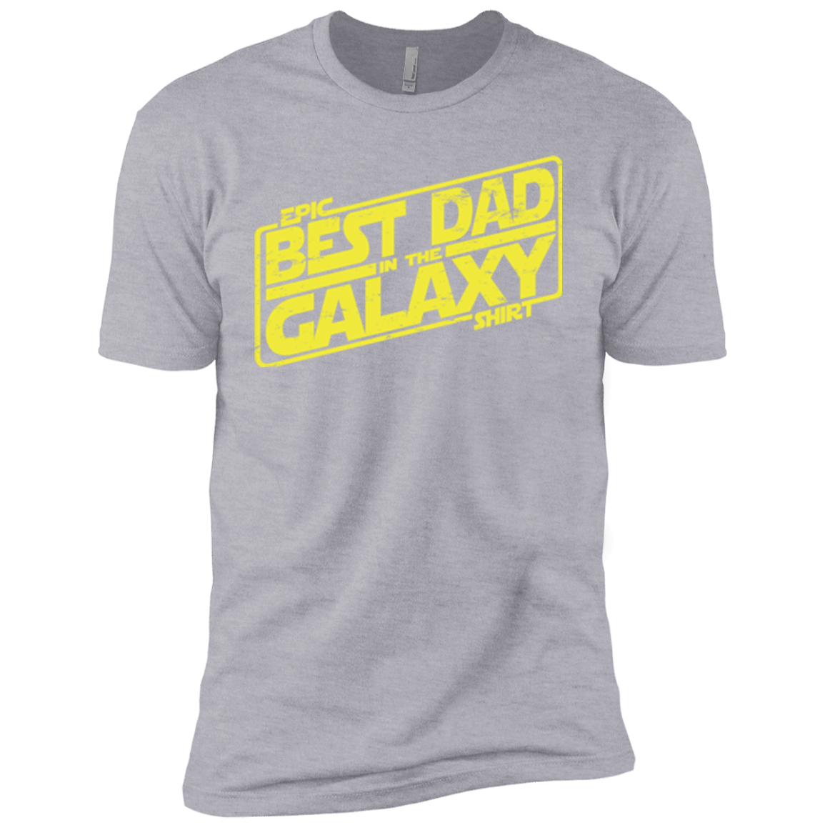 T-Shirts Heather Grey / YXS Best Dad in the Galaxy Boys Premium T-Shirt