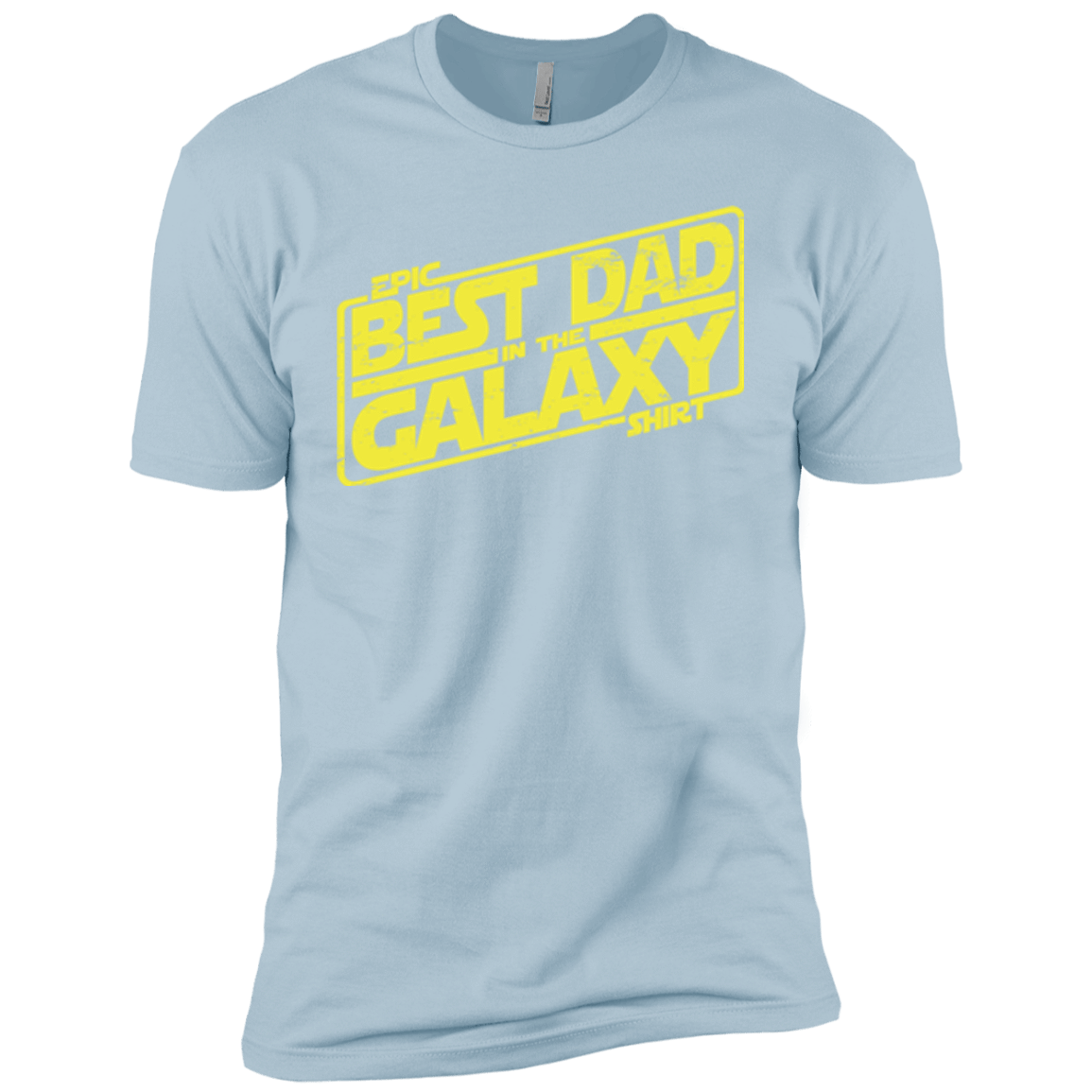 T-Shirts Light Blue / YXS Best Dad in the Galaxy Boys Premium T-Shirt