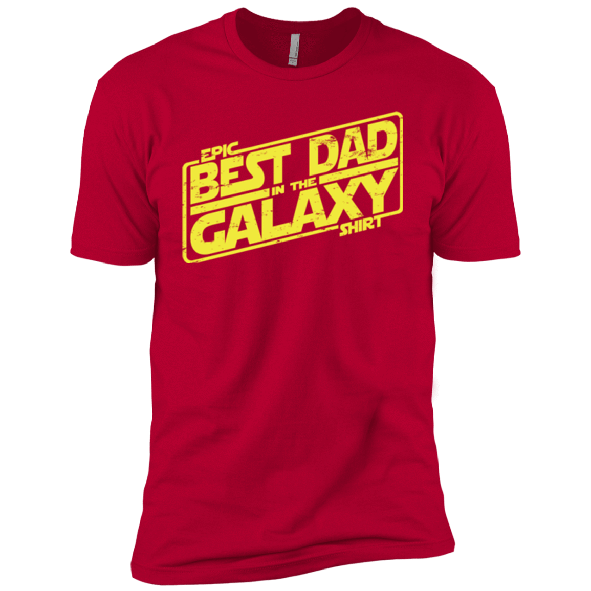T-Shirts Red / YXS Best Dad in the Galaxy Boys Premium T-Shirt