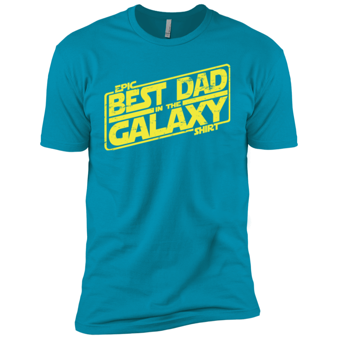 T-Shirts Turquoise / YXS Best Dad in the Galaxy Boys Premium T-Shirt