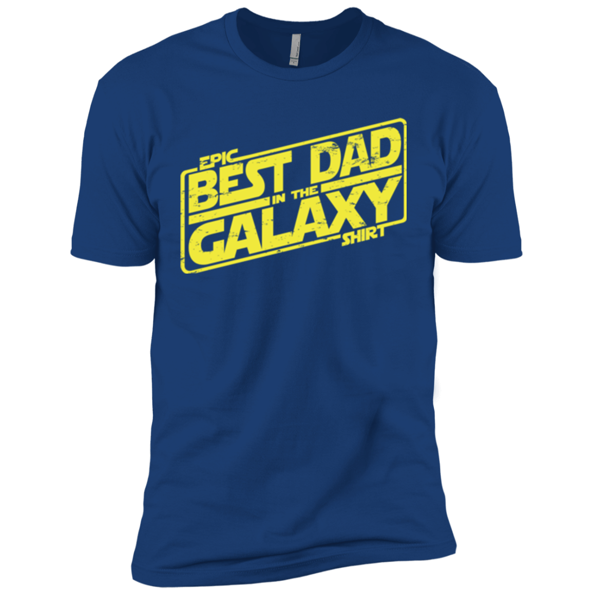 T-Shirts Royal / X-Small Best Dad in the Galaxy Men's Premium T-Shirt
