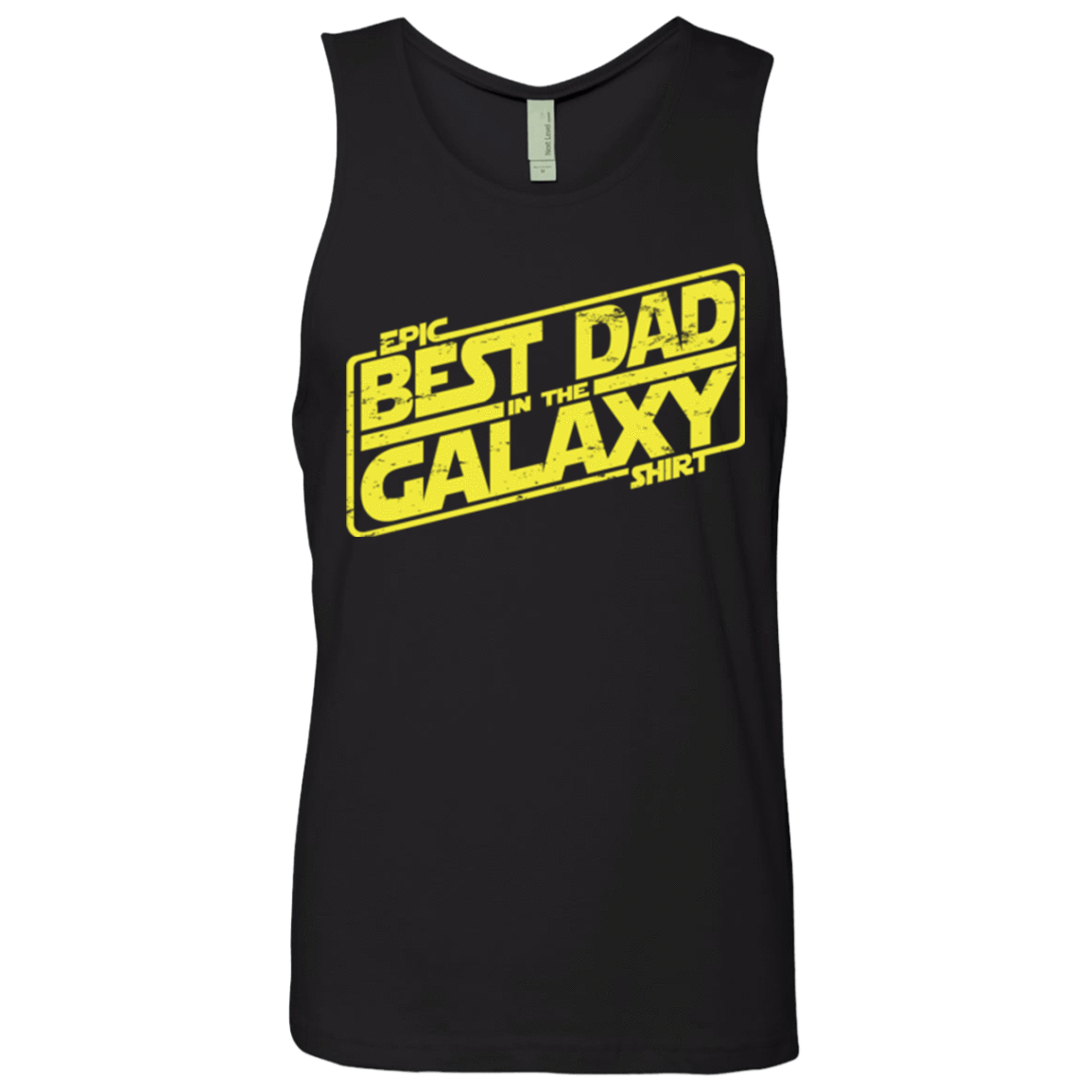 T-Shirts Black / Small Best Dad in the Galaxy Men's Premium Tank Top