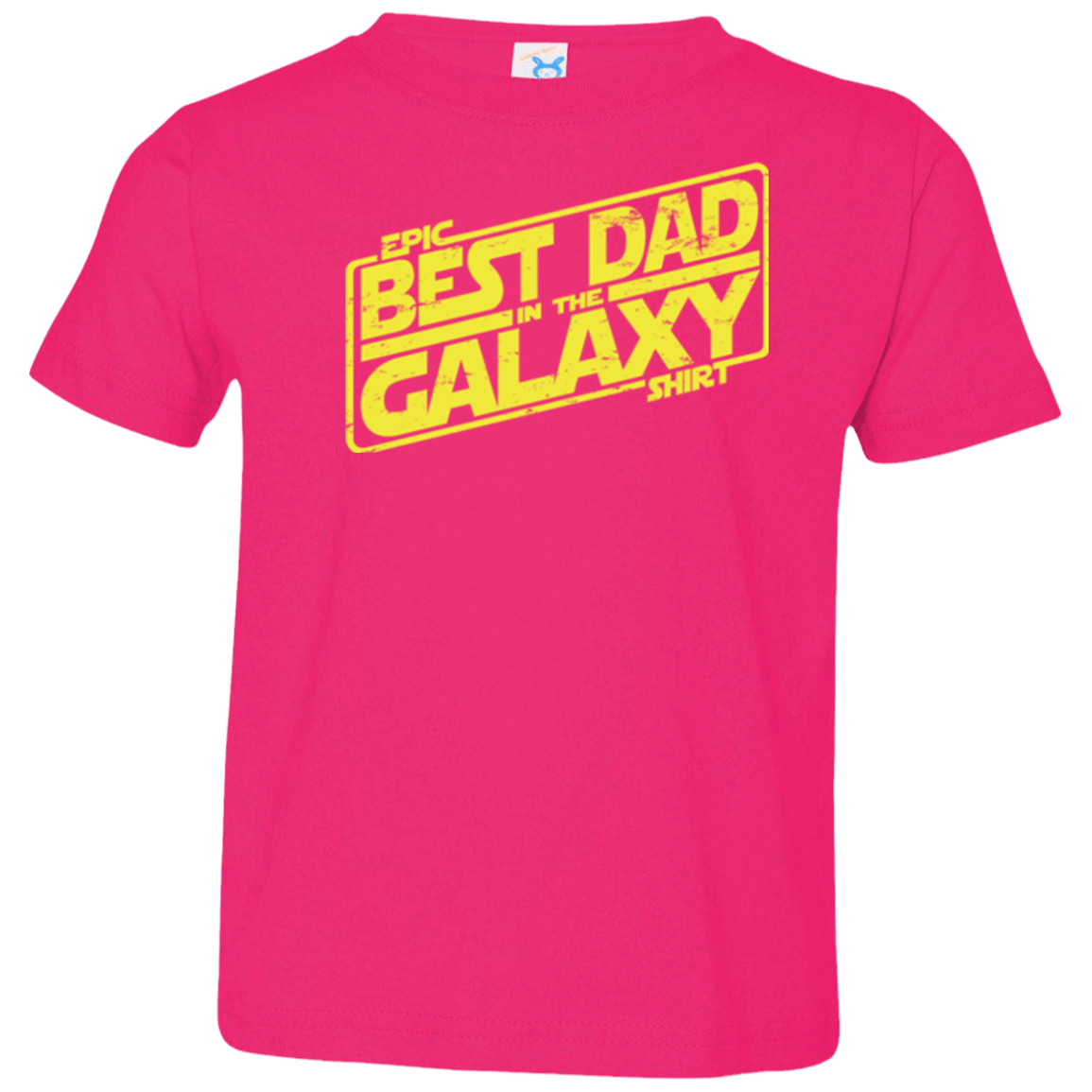 T-Shirts Hot Pink / 2T Best Dad in the Galaxy Toddler Premium T-Shirt