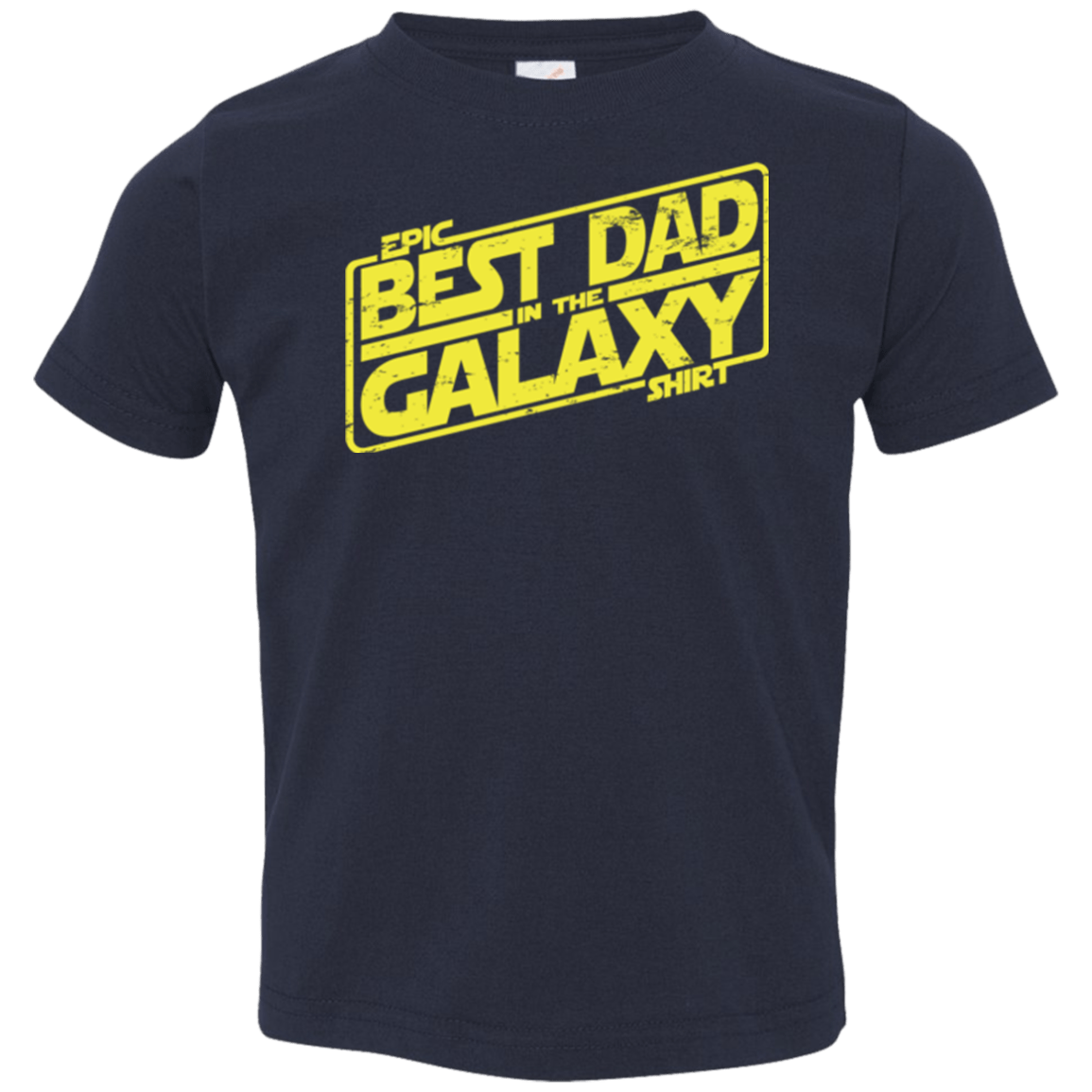 T-Shirts Navy / 2T Best Dad in the Galaxy Toddler Premium T-Shirt
