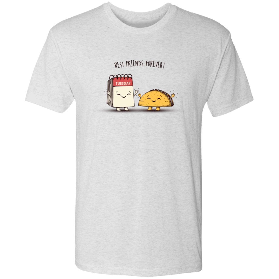 T-Shirts Heather White / S Best Friends Forever Men's Triblend T-Shirt