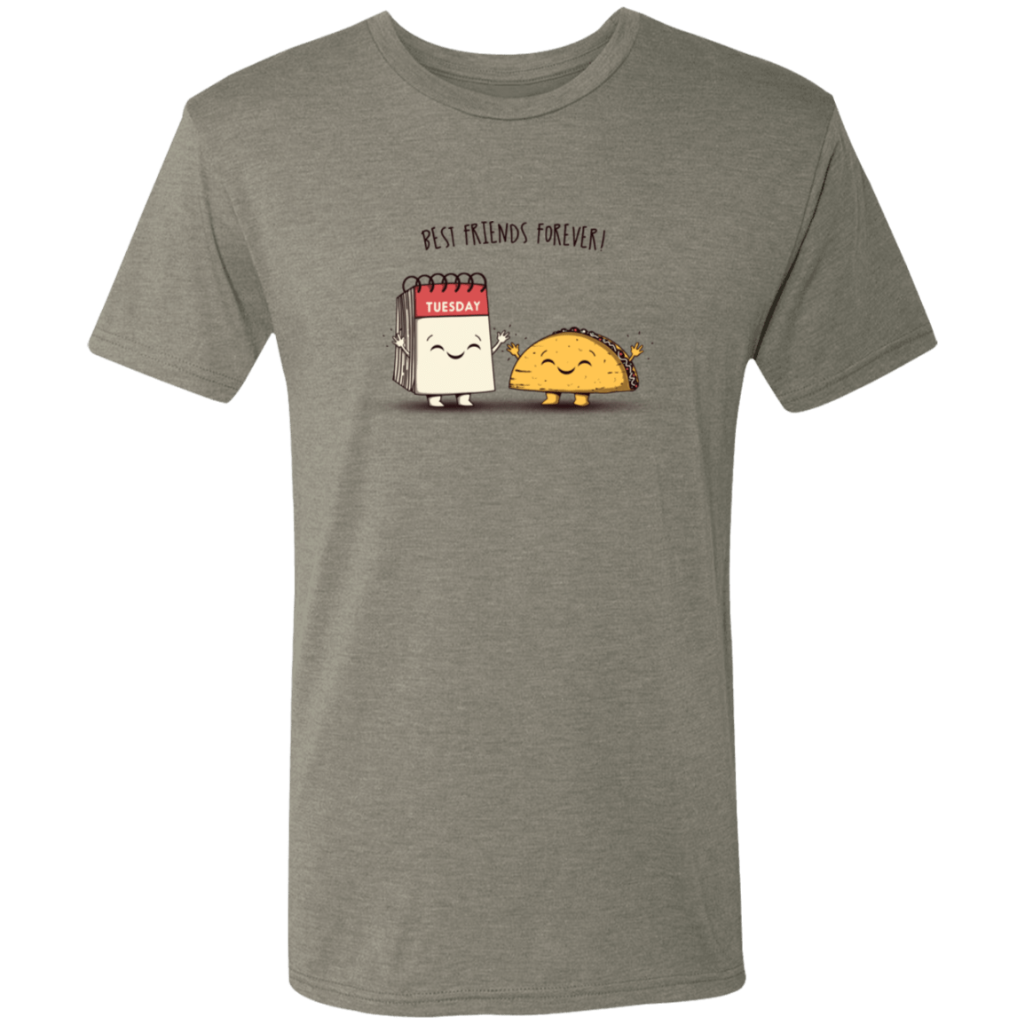 T-Shirts Venetian Grey / S Best Friends Forever Men's Triblend T-Shirt