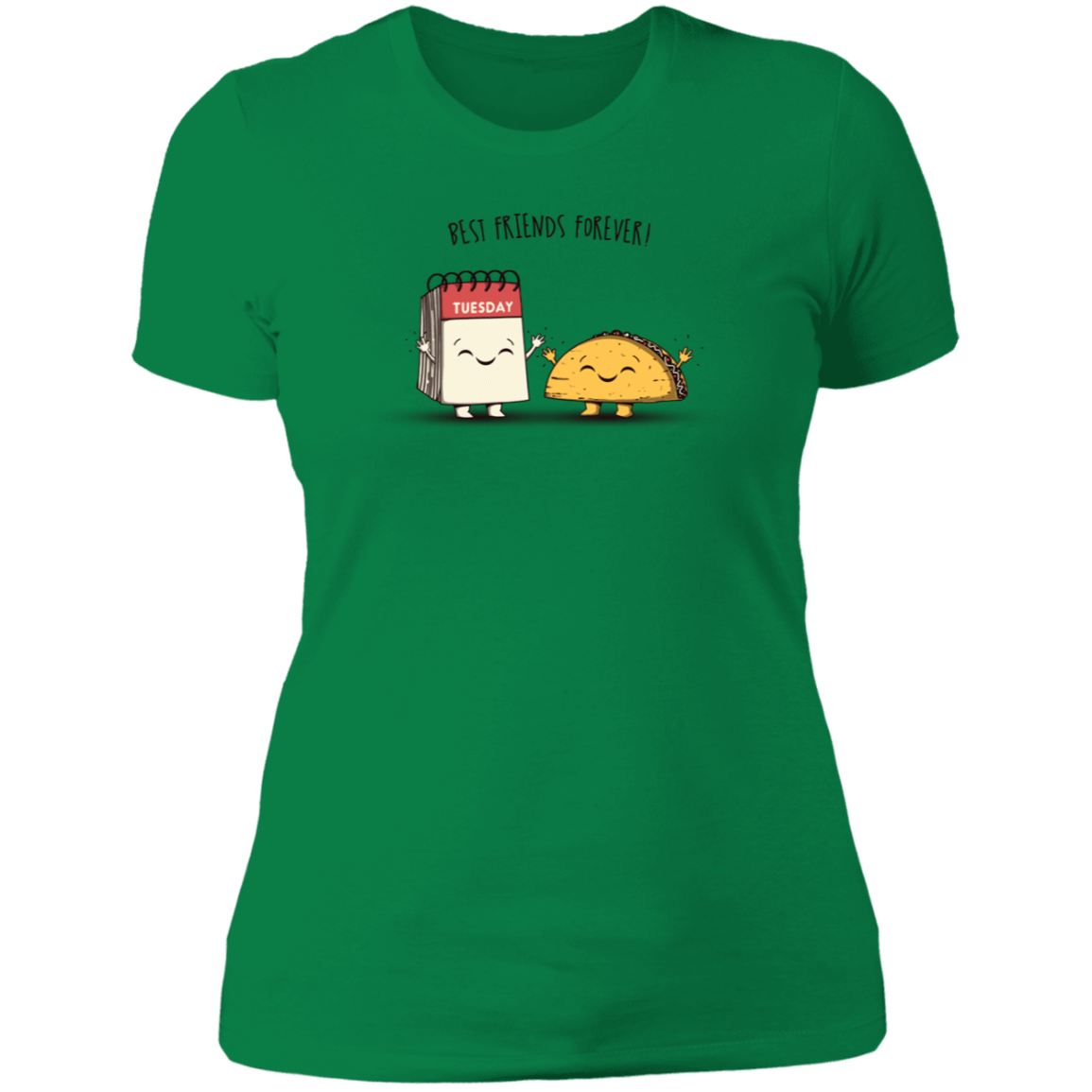 T-Shirts Kelly Green / S Best Friends Forever Women's Premium T-Shirt