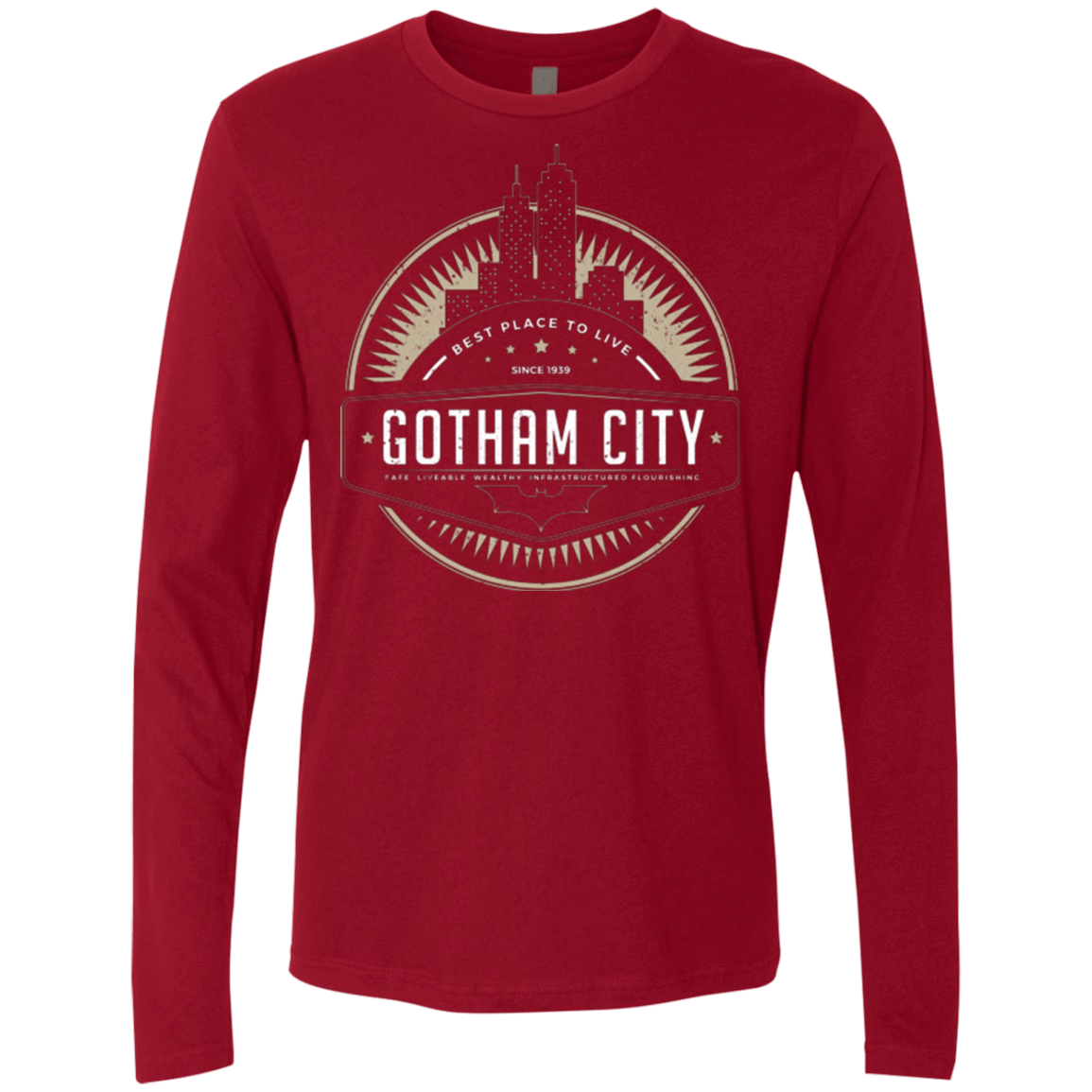 T-Shirts Cardinal / Small Best Place To Live Men's Premium Long Sleeve