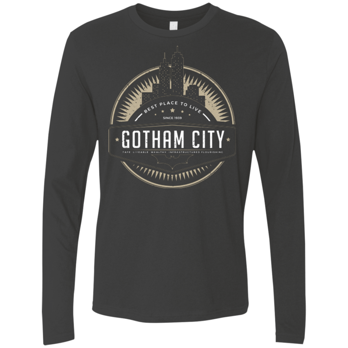 T-Shirts Heavy Metal / Small Best Place To Live Men's Premium Long Sleeve