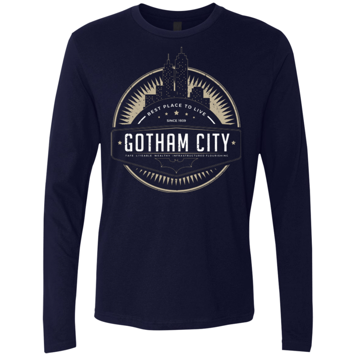T-Shirts Midnight Navy / Small Best Place To Live Men's Premium Long Sleeve