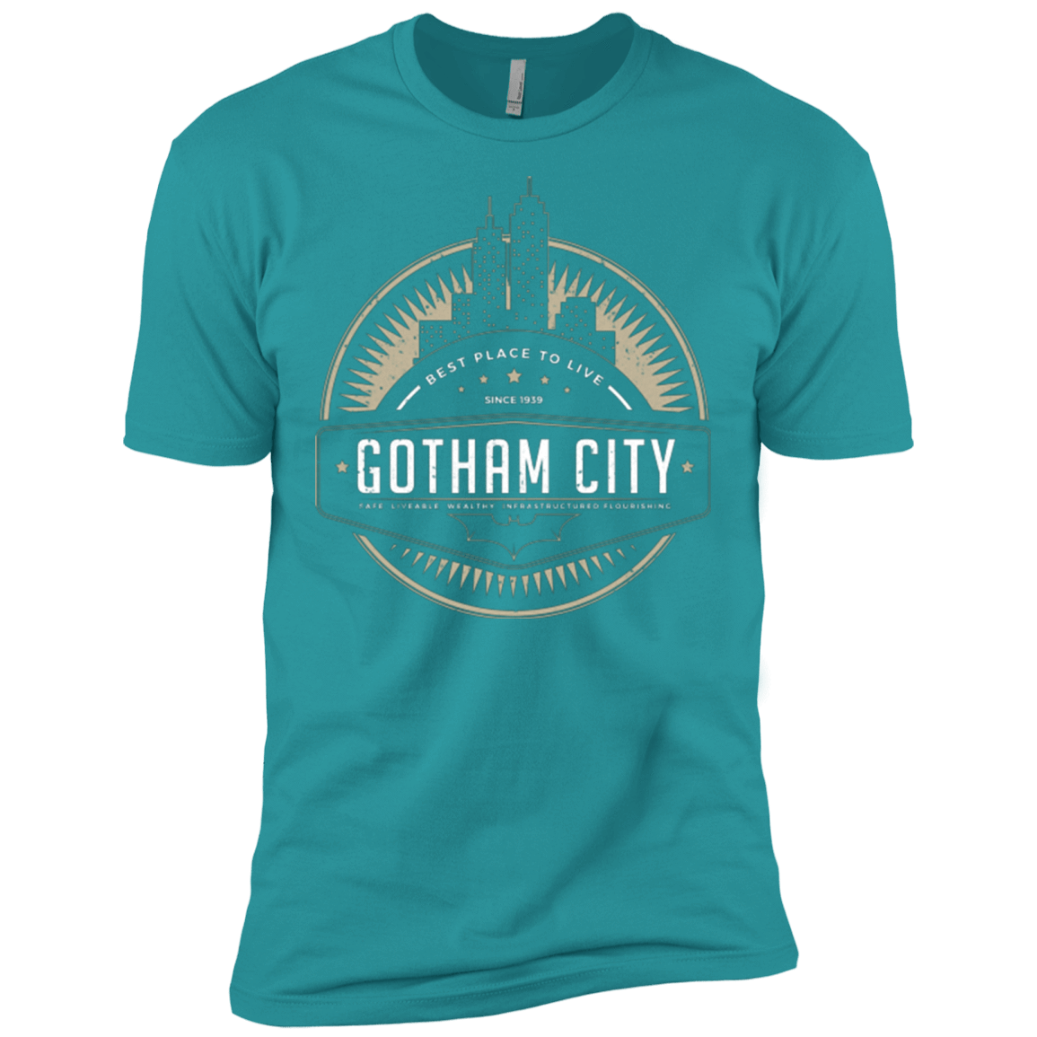 T-Shirts Tahiti Blue / X-Small Best Place To Live Men's Premium T-Shirt