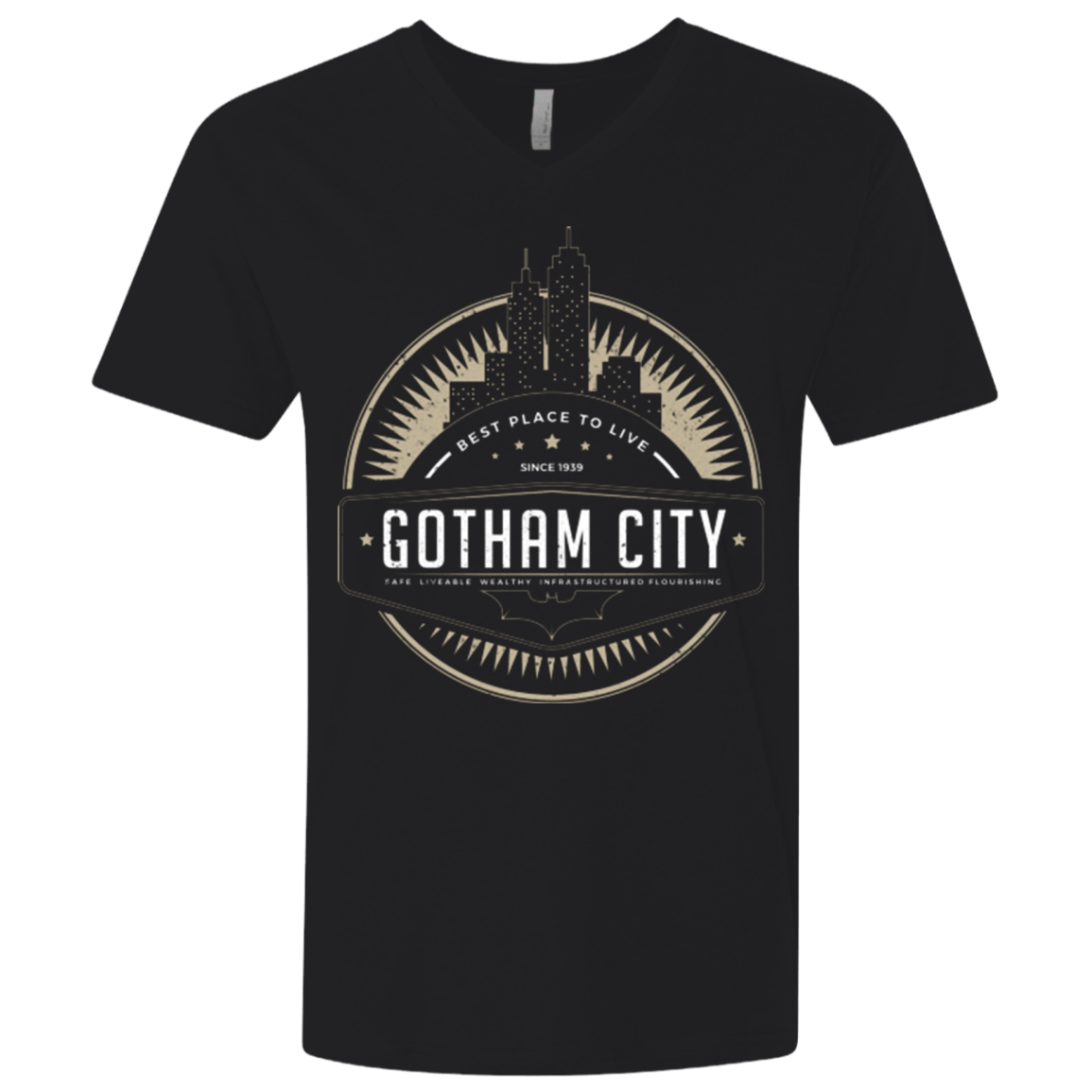 T-Shirts Black / X-Small Best Place To Live Men's Premium V-Neck