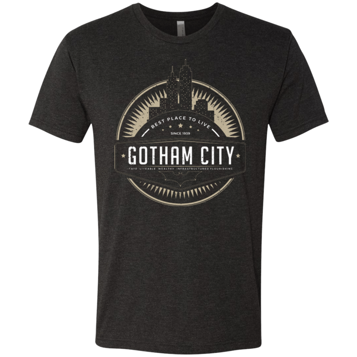 T-Shirts Vintage Black / Small Best Place To Live Men's Triblend T-Shirt