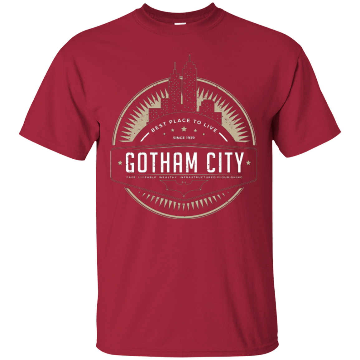 T-Shirts Cardinal / Small Best Place To Live T-Shirt