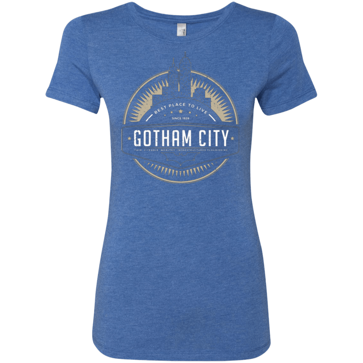 T-Shirts Vintage Royal / Small Best Place To Live Women's Triblend T-Shirt