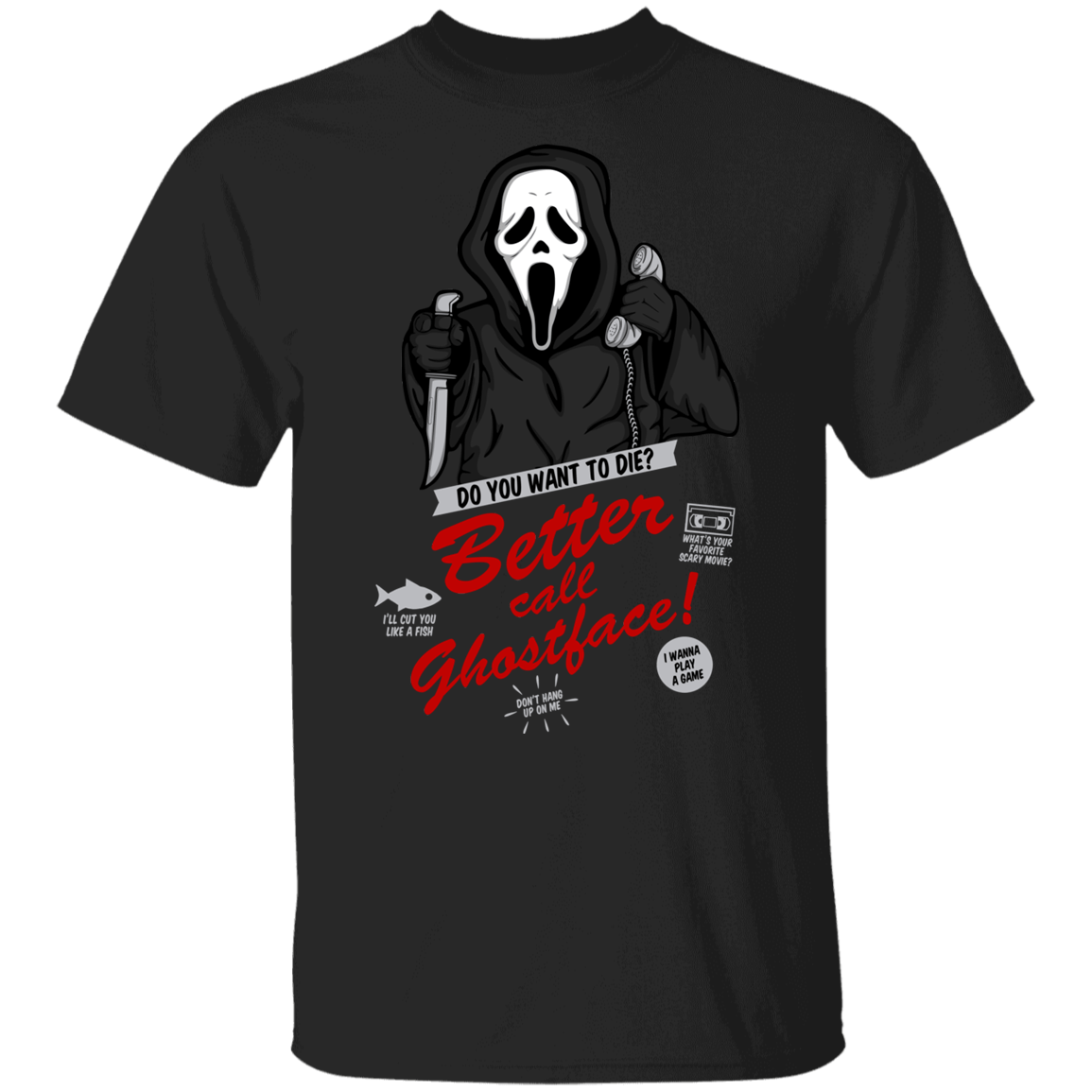 T-Shirts Black / YXS Better Call Ghostface Youth T-Shirt