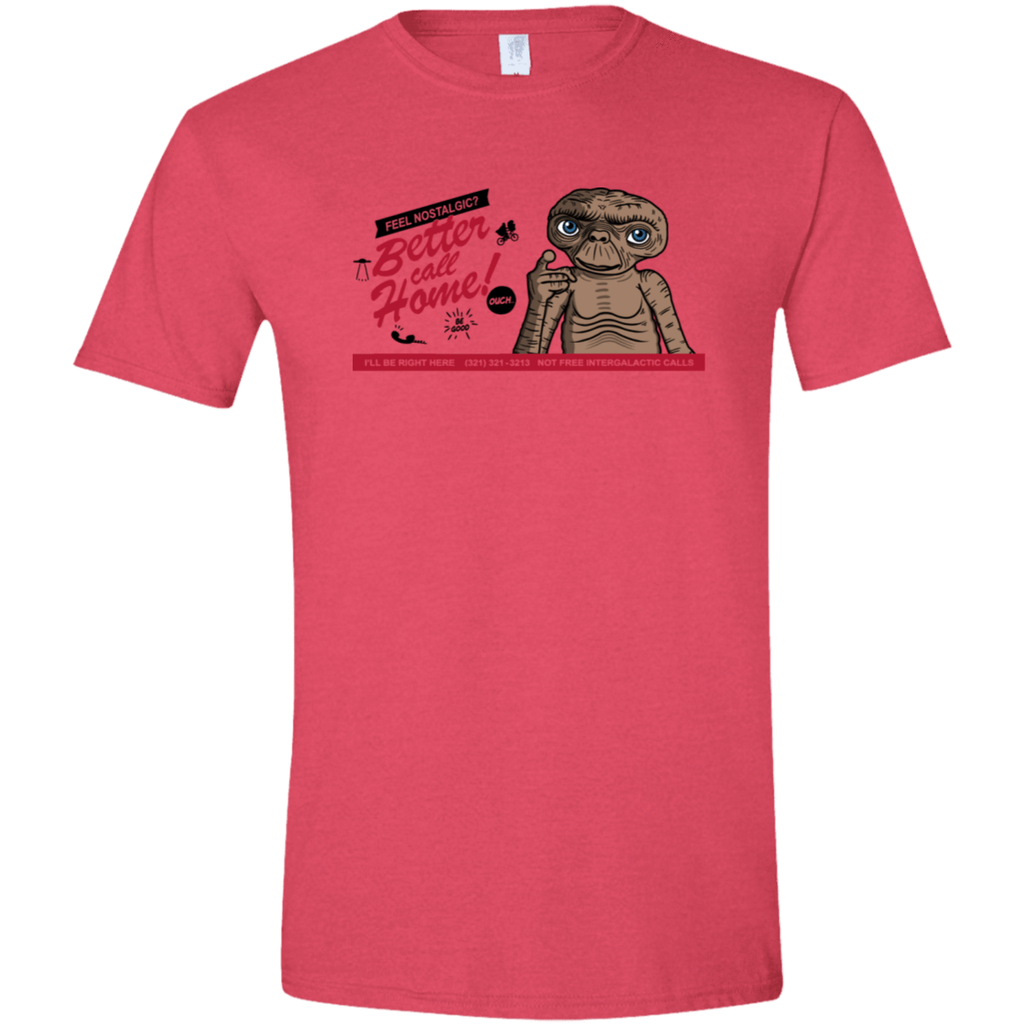 T-Shirts Heather Red / S Better Call Home Men's Semi-Fitted Softstyle