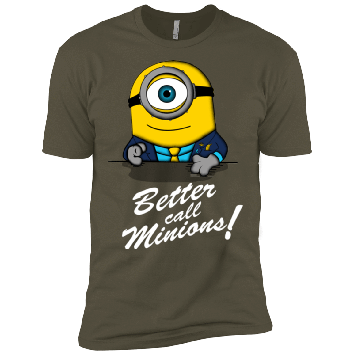 T-Shirts Military Green / X-Small Better Call Minons Men's Premium T-Shirt