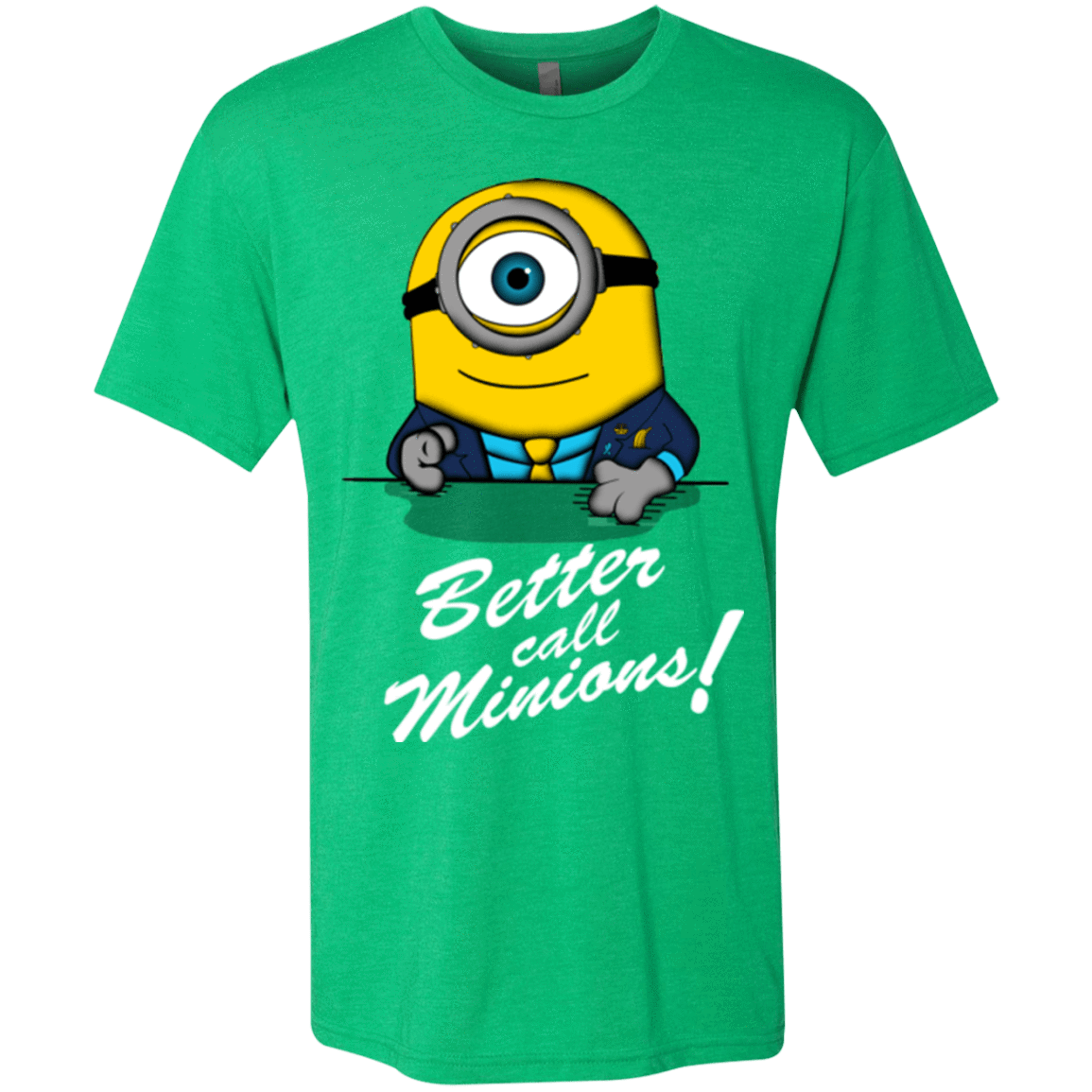 T-Shirts Envy / Small Better Call Minons Men's Triblend T-Shirt