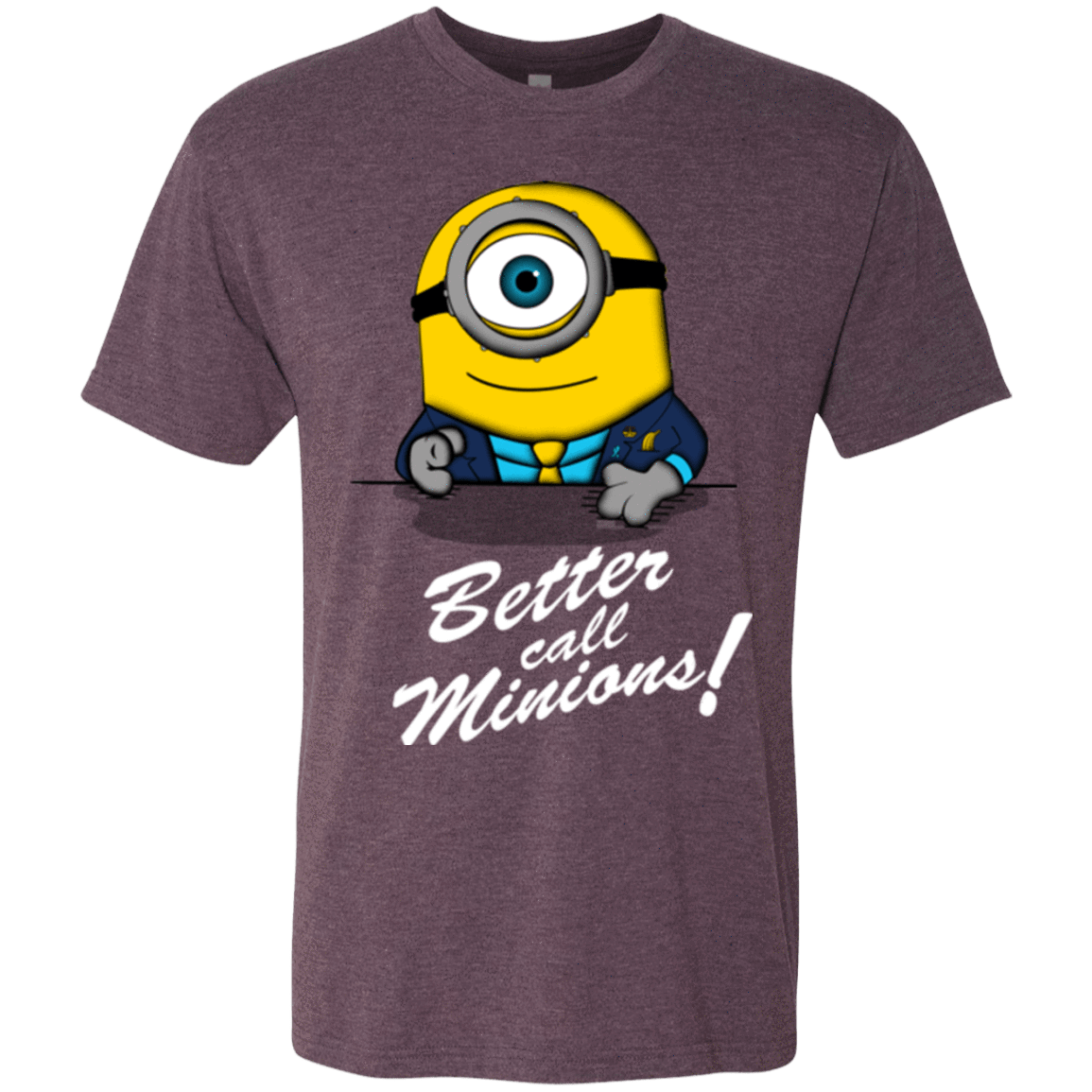 T-Shirts Vintage Purple / Small Better Call Minons Men's Triblend T-Shirt
