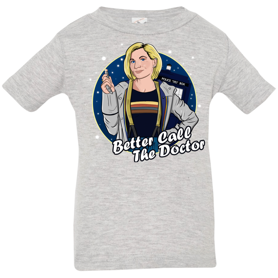 T-Shirts Heather Grey / 6 Months Better Call the Doctor Infant Premium T-Shirt