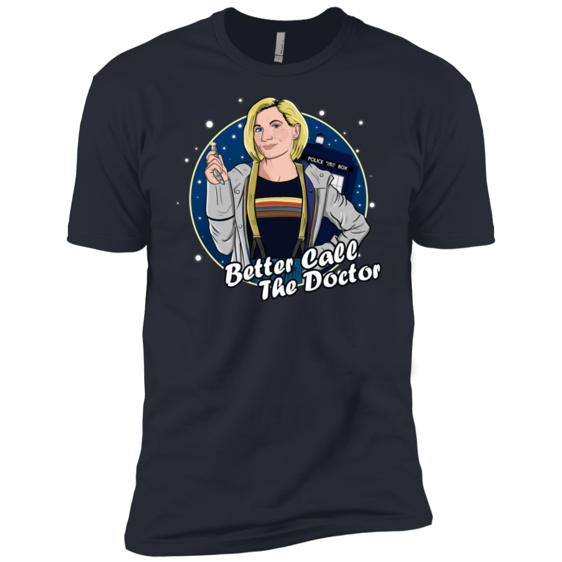 T-Shirts Indigo / X-Small Better Call the Doctor Men's Premium T-Shirt