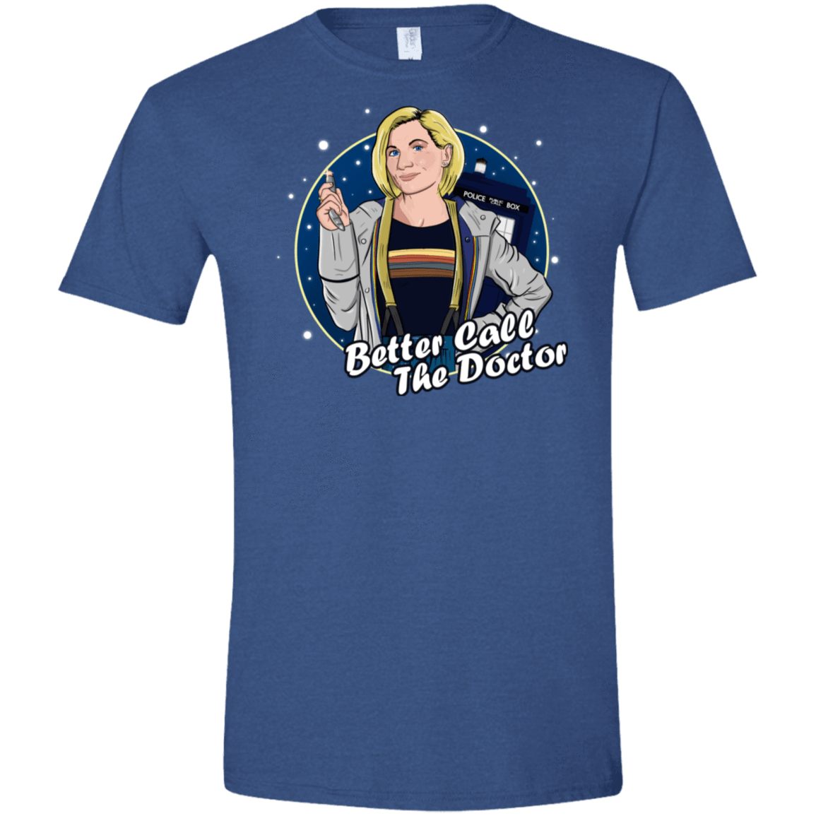 T-Shirts Heather Royal / X-Small Better Call the Doctor Men's Semi-Fitted Softstyle