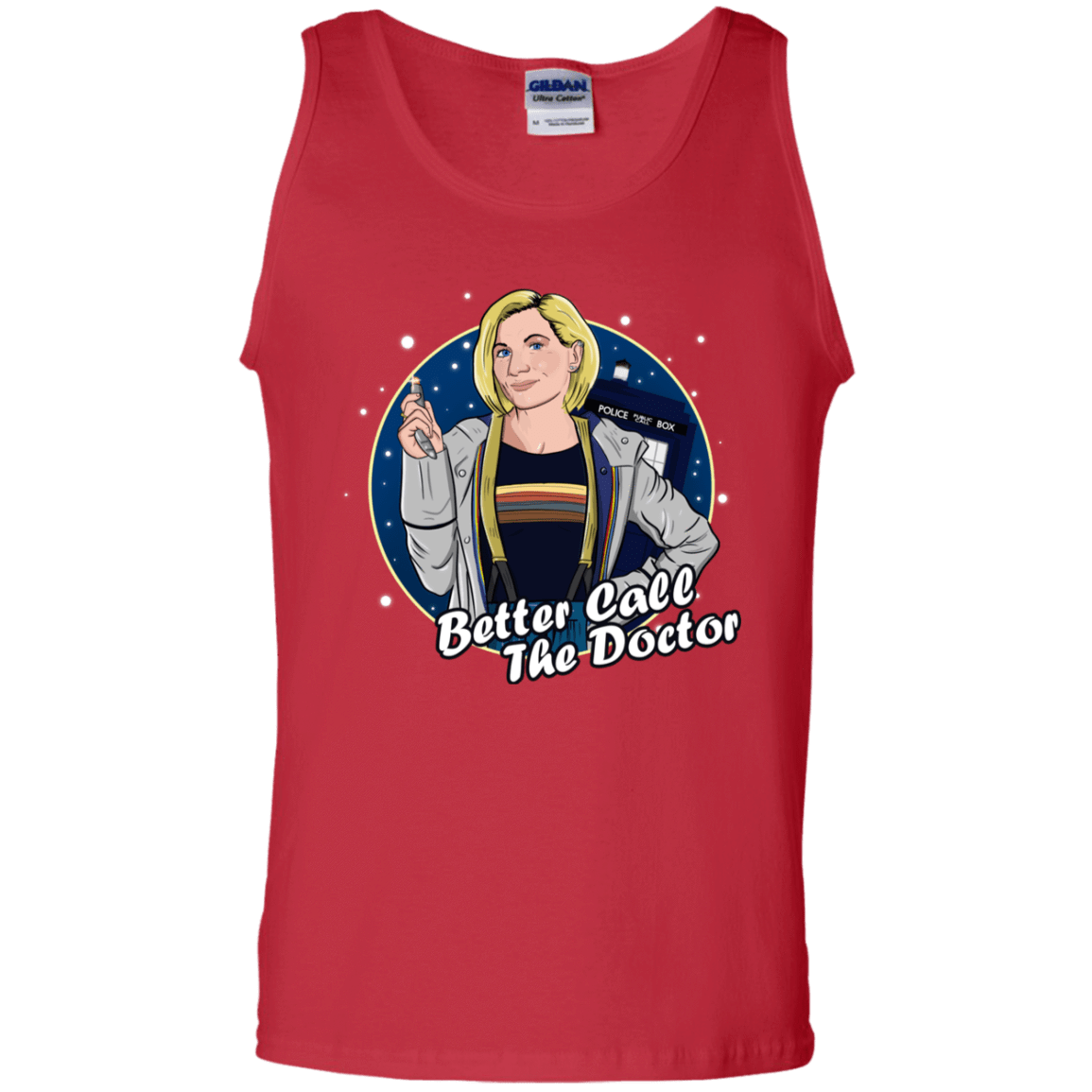 T-Shirts Red / S Better Call the Doctor Men's Tank Top