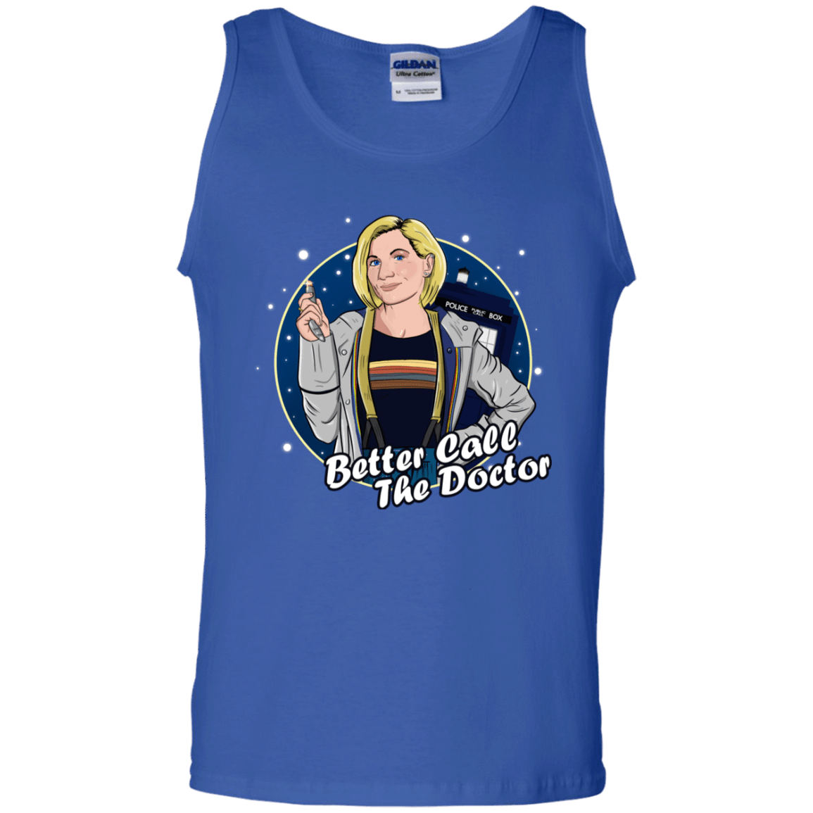 T-Shirts Royal / S Better Call the Doctor Men's Tank Top