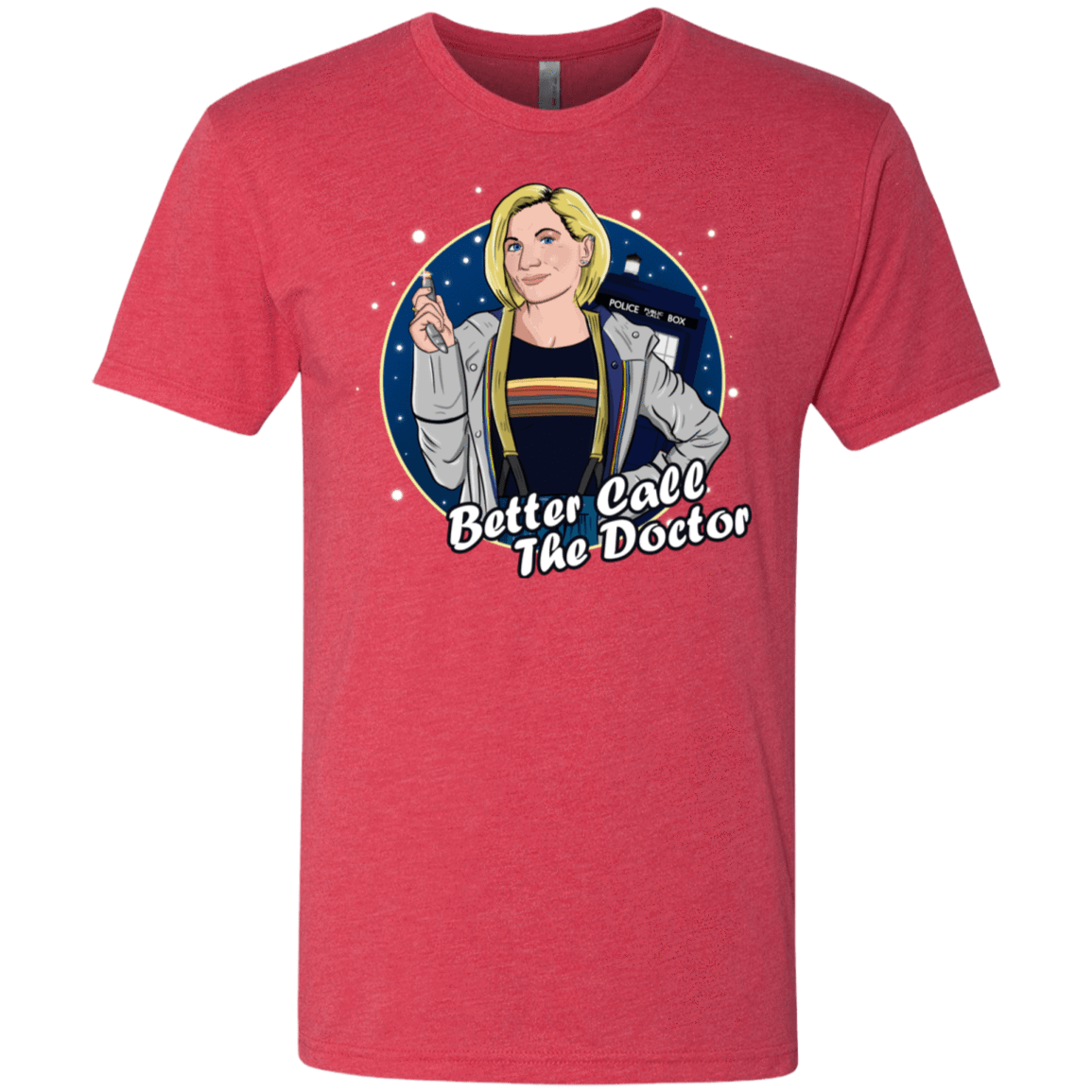 T-Shirts Vintage Red / S Better Call the Doctor Men's Triblend T-Shirt