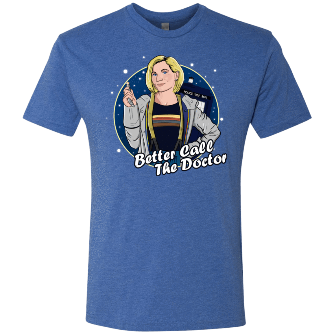 T-Shirts Vintage Royal / S Better Call the Doctor Men's Triblend T-Shirt