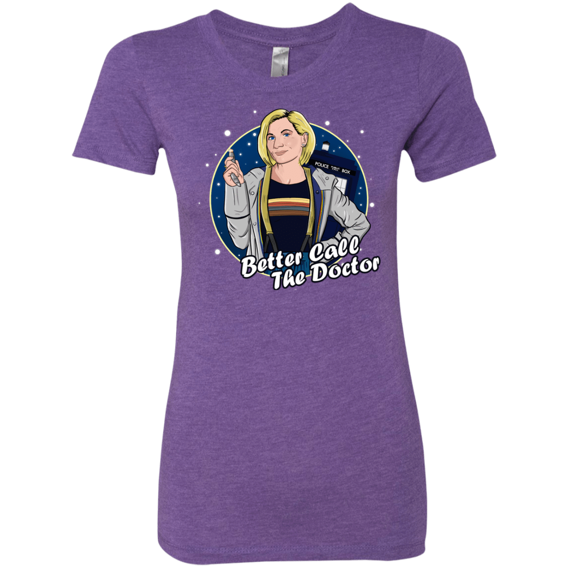 T-Shirts Purple Rush / S Better Call the Doctor Women's Triblend T-Shirt