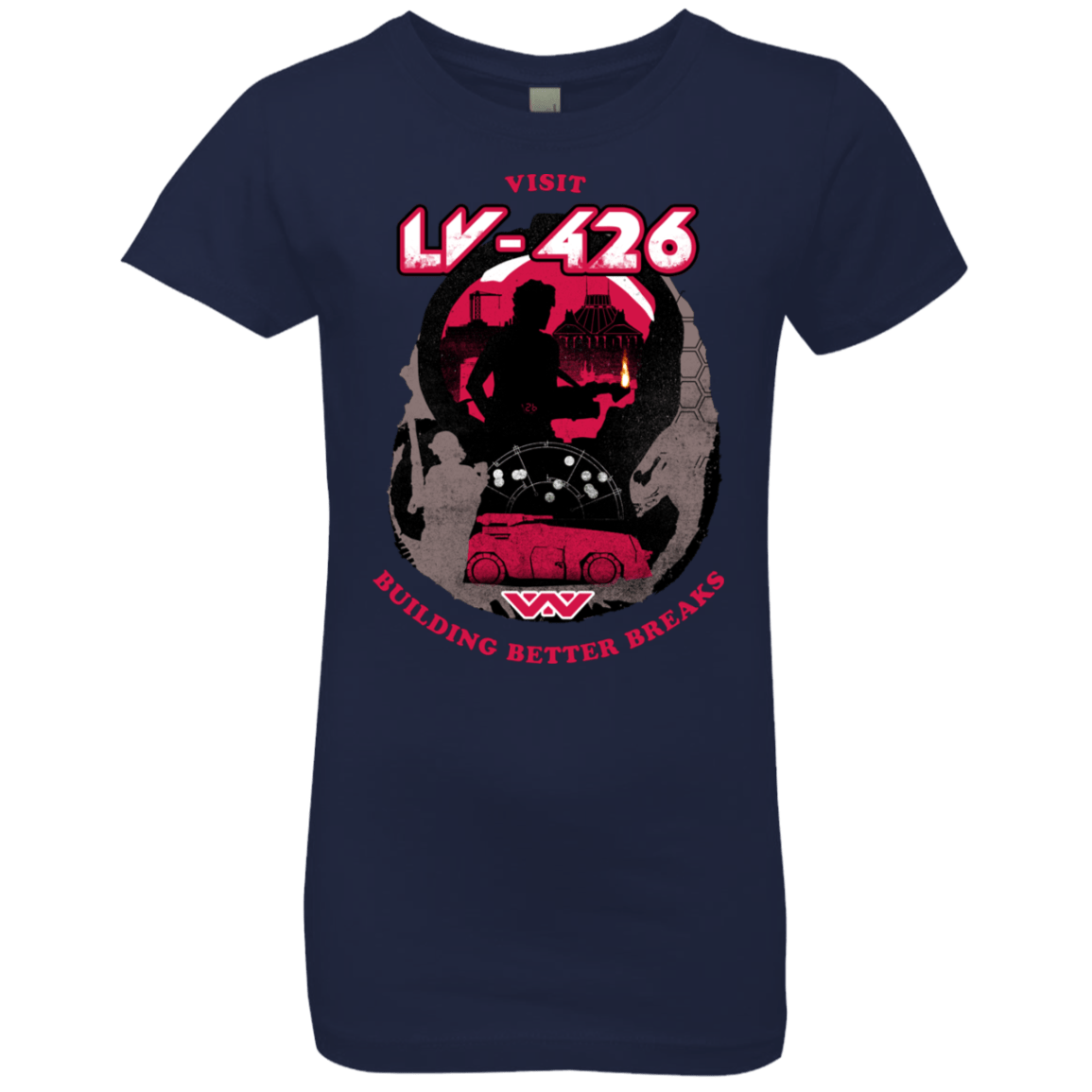 T-Shirts Midnight Navy / YXS Better Worlds Girls Premium T-Shirt