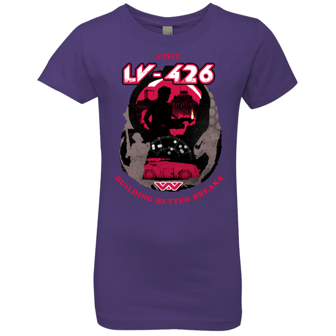 T-Shirts Purple Rush / YXS Better Worlds Girls Premium T-Shirt