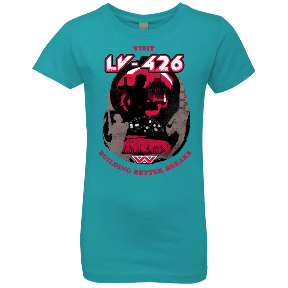 T-Shirts Tahiti Blue / YXS Better Worlds Girls Premium T-Shirt